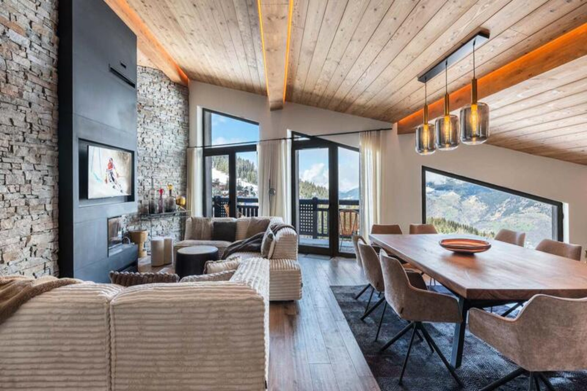 New ski-in/ski-out duplex apartment