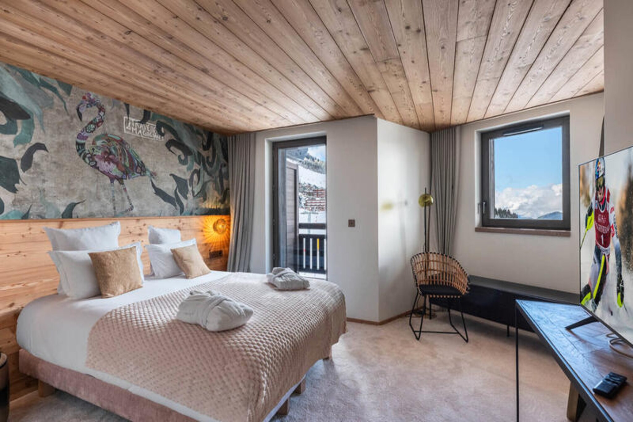 New ski-in/ski-out duplex apartment