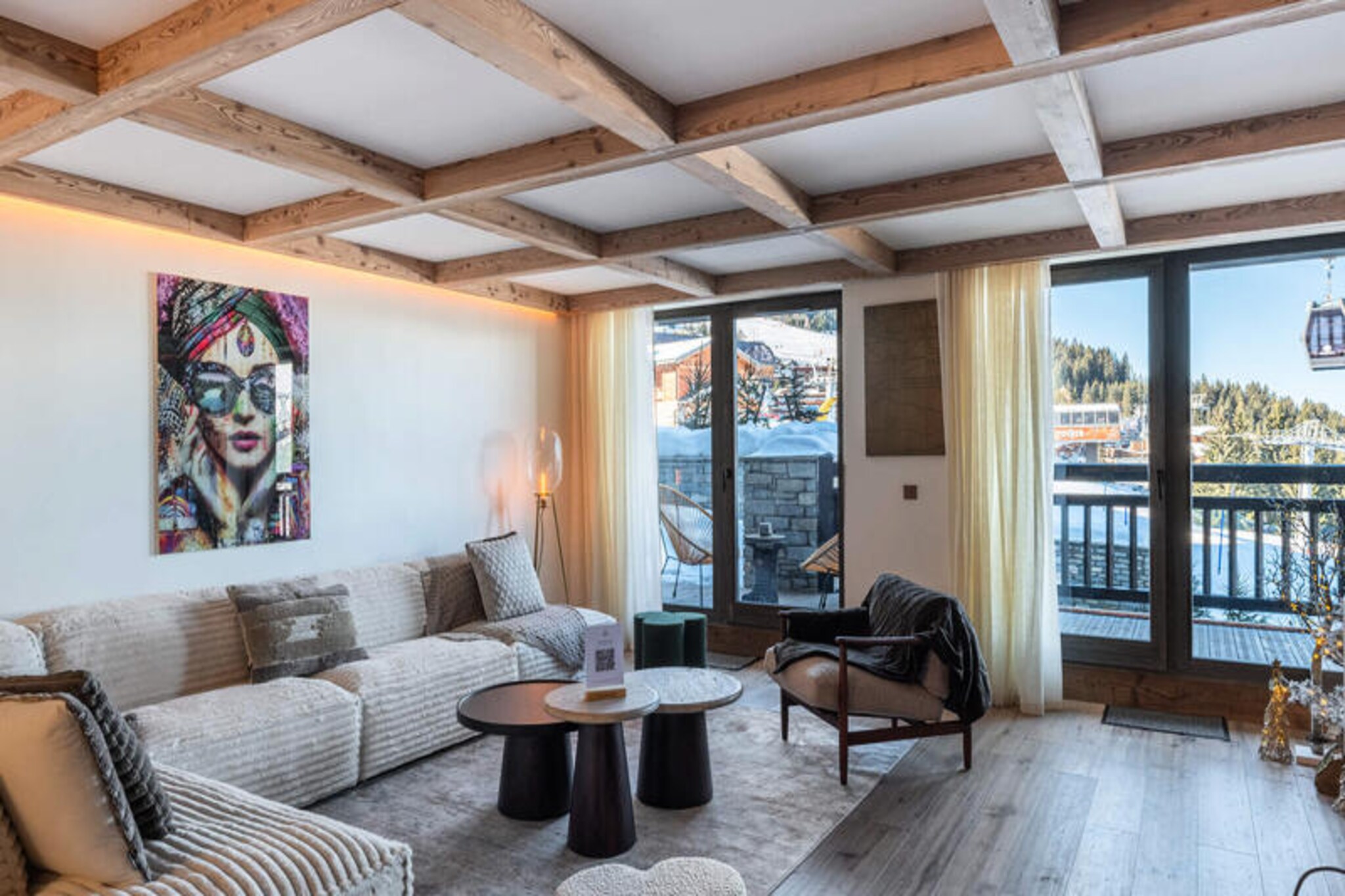 New ski-in and ski-out apartment