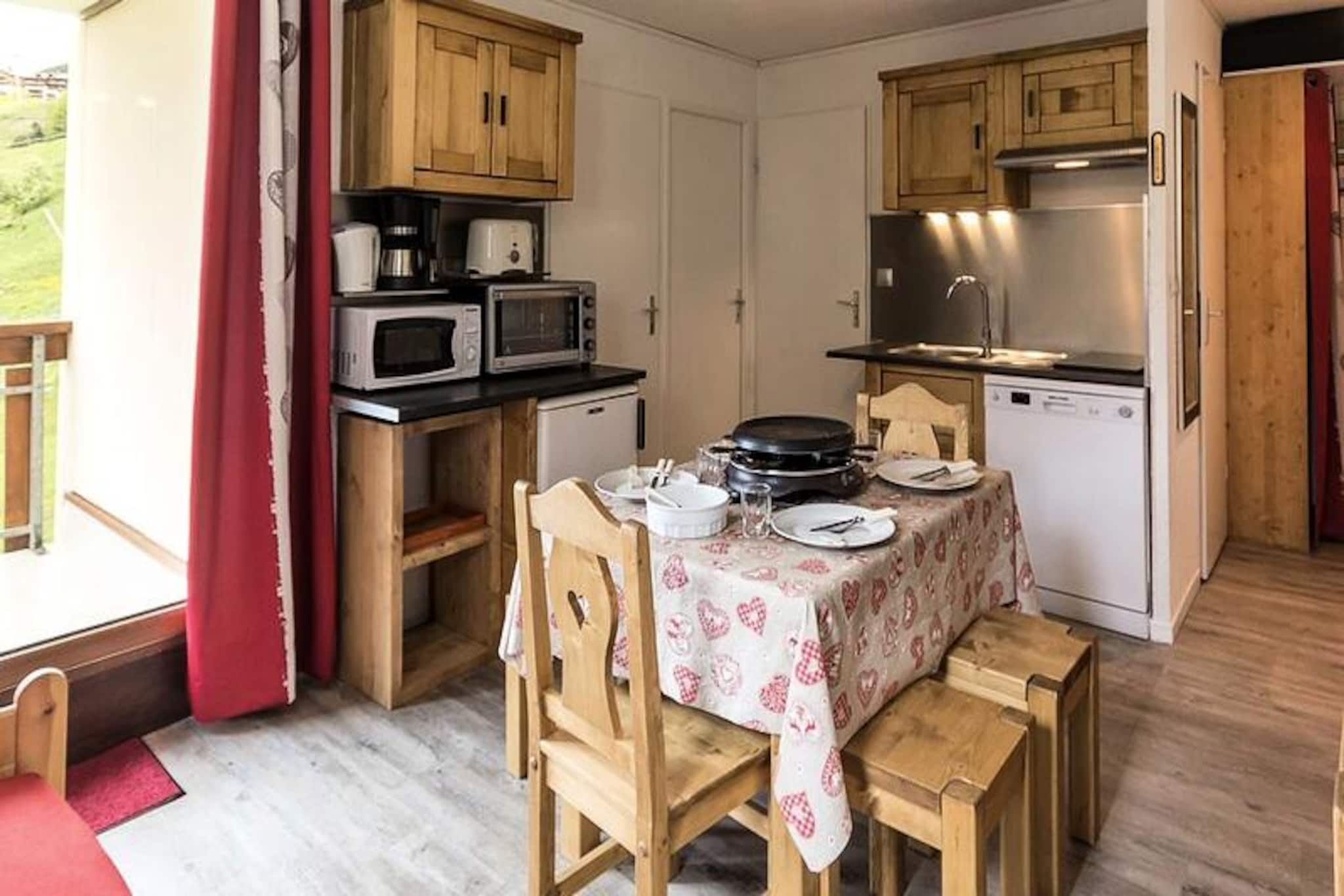 Apartment in Bruyères with Ski Slope Views