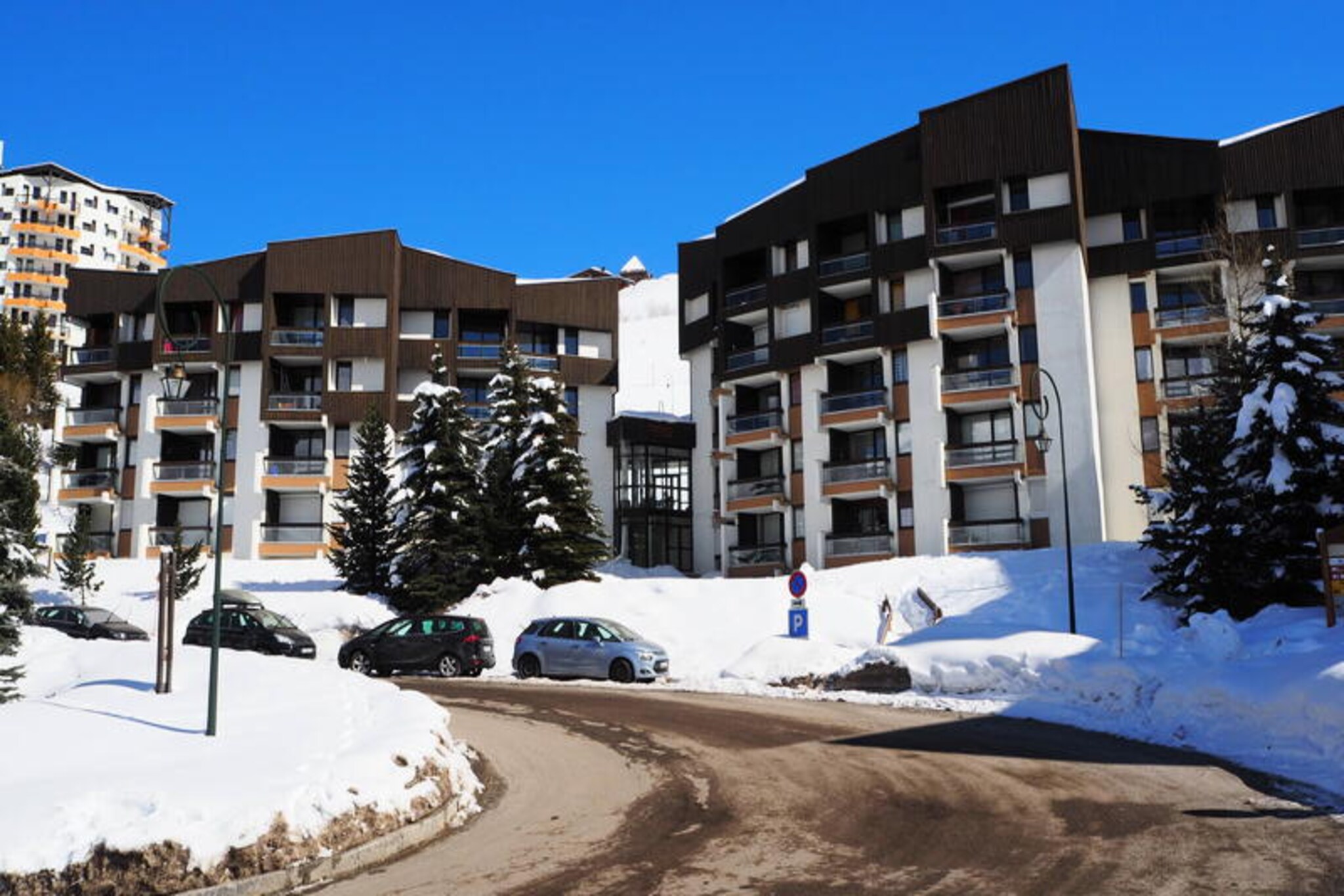 High above the bustling Reberty 1850 district, this charming studio apartment offers a cozy retreat for couples seeking a serene alpine getaway. With its northeast-facing balcony, you can wake up to breathtaking views of the surrounding peaks and enjoy the crisp mountain air as you sip your morning coffee. Whether you’re here for skiing, hiking, or simply relaxing, this residence provides the perfect base for your adventures in the heart of Les Trois Vallées. 
                      Recently renovated, the 17 m² studio is thoughtfully designed to maximize comfort and convenience. The living room features a double sofa bed and a flat-screen television, creating a warm and inviting space to unwind after a day on the slopes. The kitchen is fully equipped with modern appliances, including induction hobs, a dishwasher, refrigerator, coffee maker, toaster, and kettle, ensuring you have everything you need to prepare delicious meals. The sleek bathroom includes a shower cubicle and toilet, while the laminate parquet flooring adds a touch of elegance throughout the apartment. 
                      Located close to ski slopes, shops, and restaurants, the Mélèzes residence offers easy access to all the amenities you need. Free shuttle buses connect you to the lively Croisette area, while the Bruyères district is just a short walk away via a public elevator and pedestrian bridge. Whether you’re exploring the vibrant resort or enjoying the tranquility of your balcony, this studio is perfectly situated to make the most of your stay. 
                      With its cozy atmosphere, modern amenities, and unbeatable location, this apartment invites you to experience the magic of the French Alps in style. Book your stay today and create unforgettable memories in one of the world’s most iconic ski destinations.