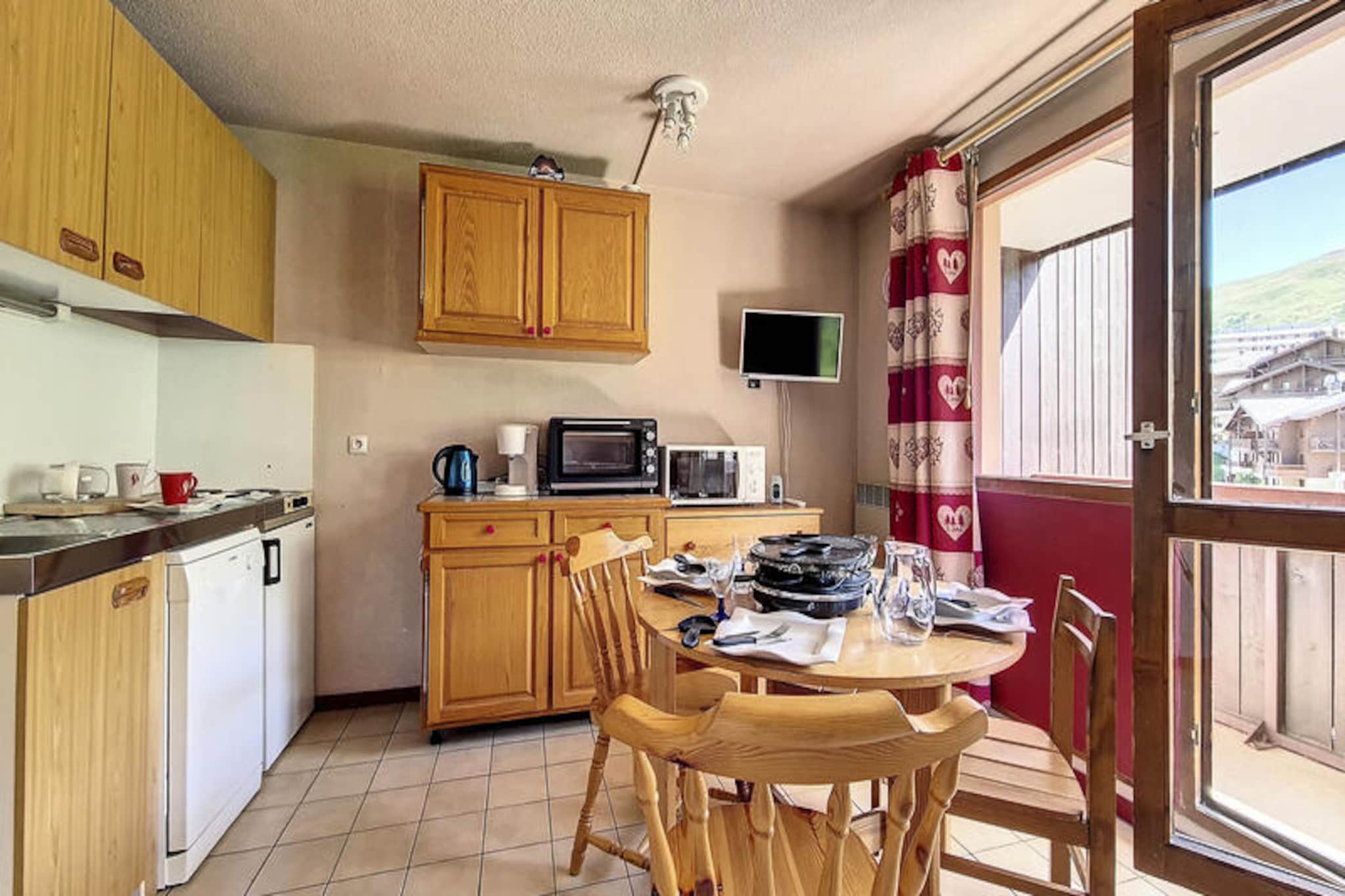 Apartment · Balcony · Preyrand district · Ski-in/ski-out