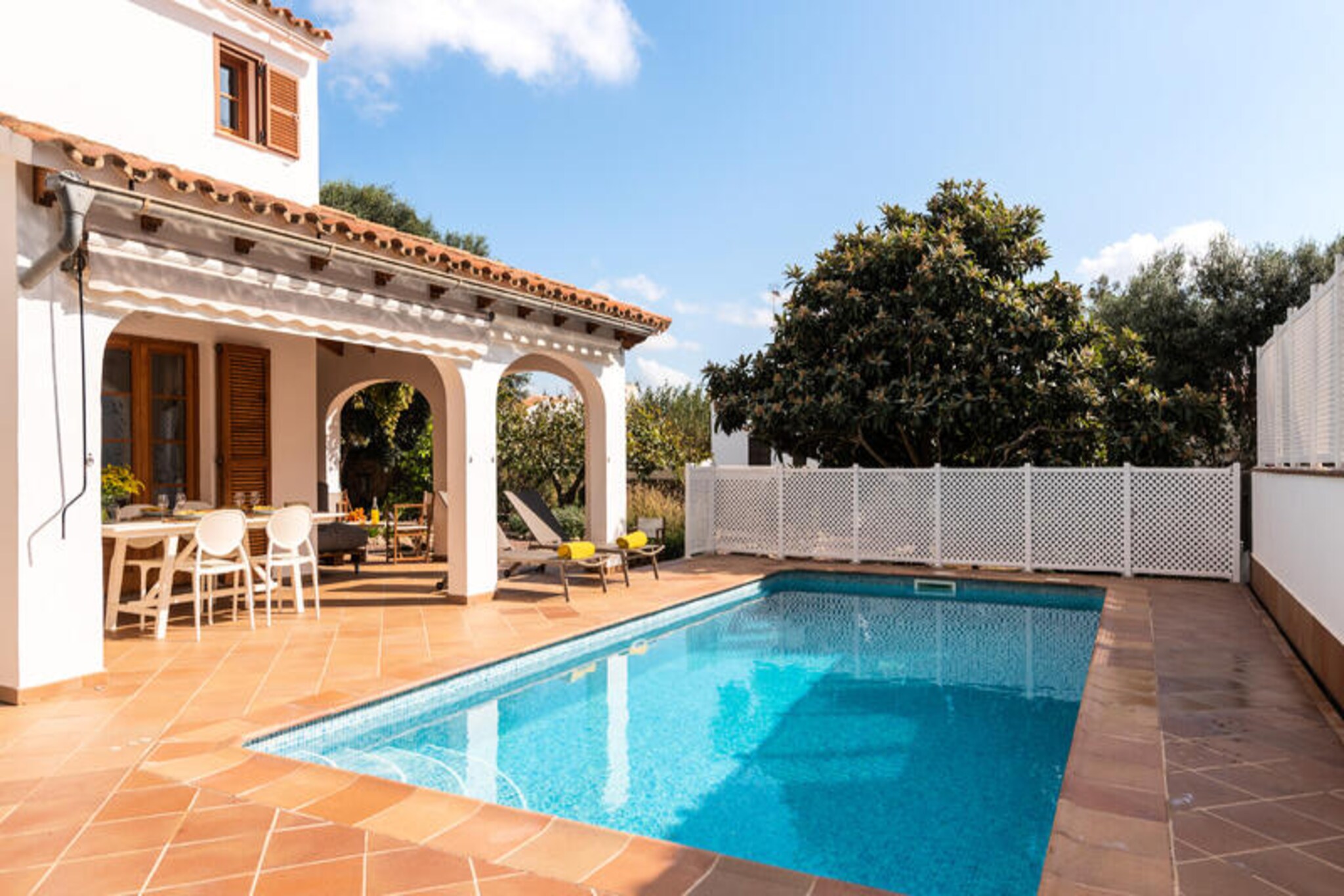 Villa in Cala'n Blanes with Private Pool