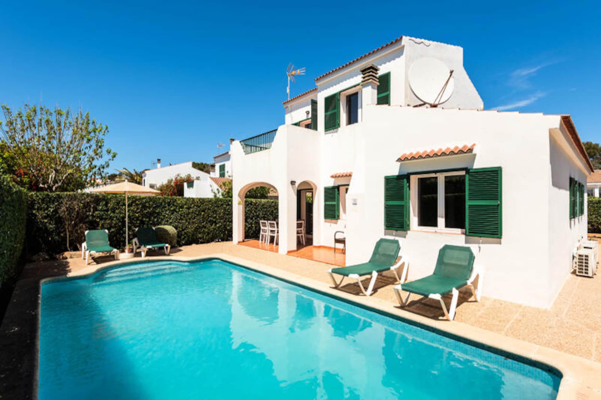 Villa in Cala'n Blanes with Private Pool