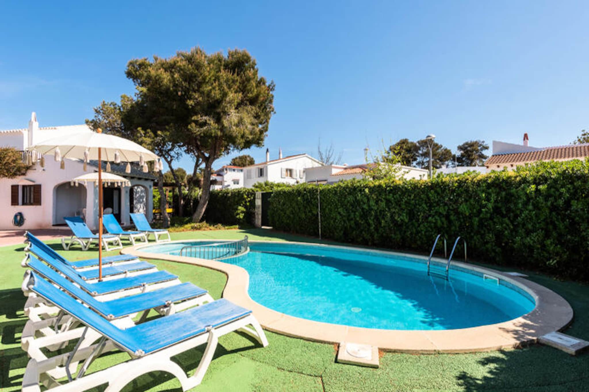 Apartment in Cala Blanca with Pool & BBQ