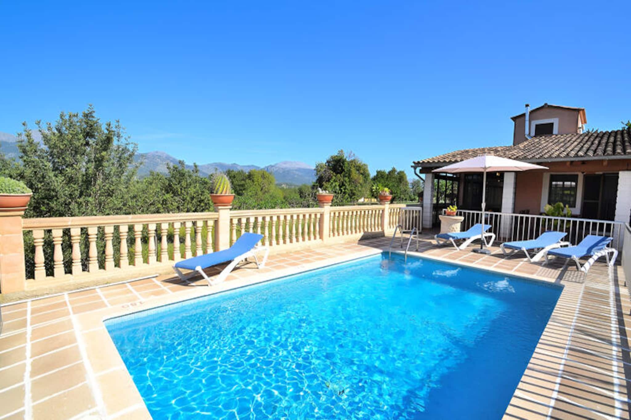 Villa near Inca with Pool and Mountain Views