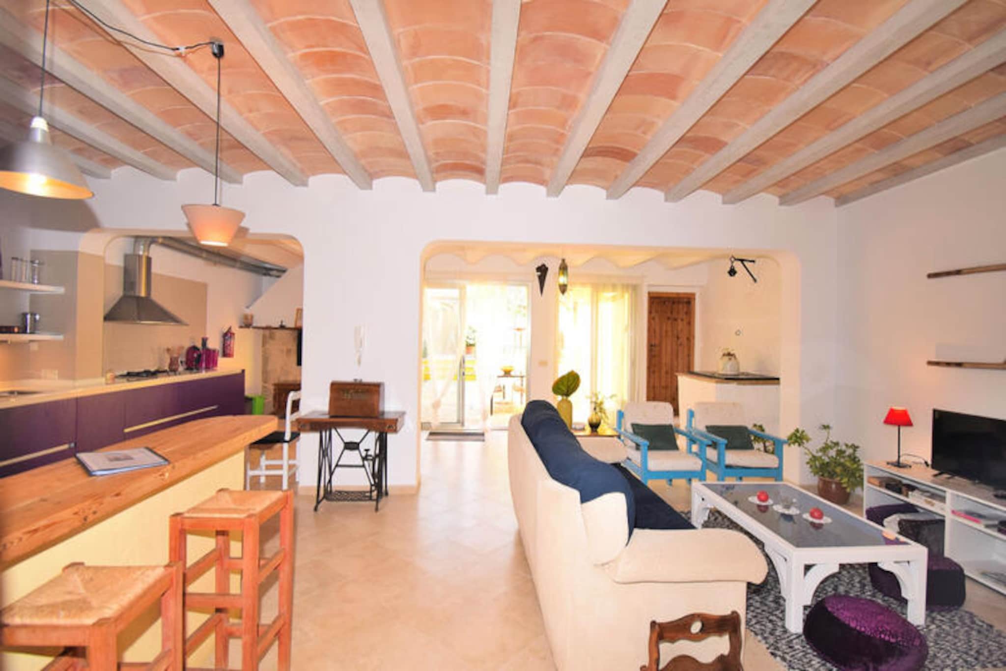 House in Muro with Pool and Barbecue