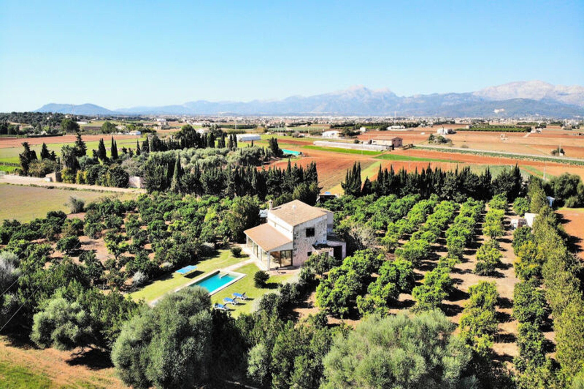 Villa in Muro with Pool and Orange Garden