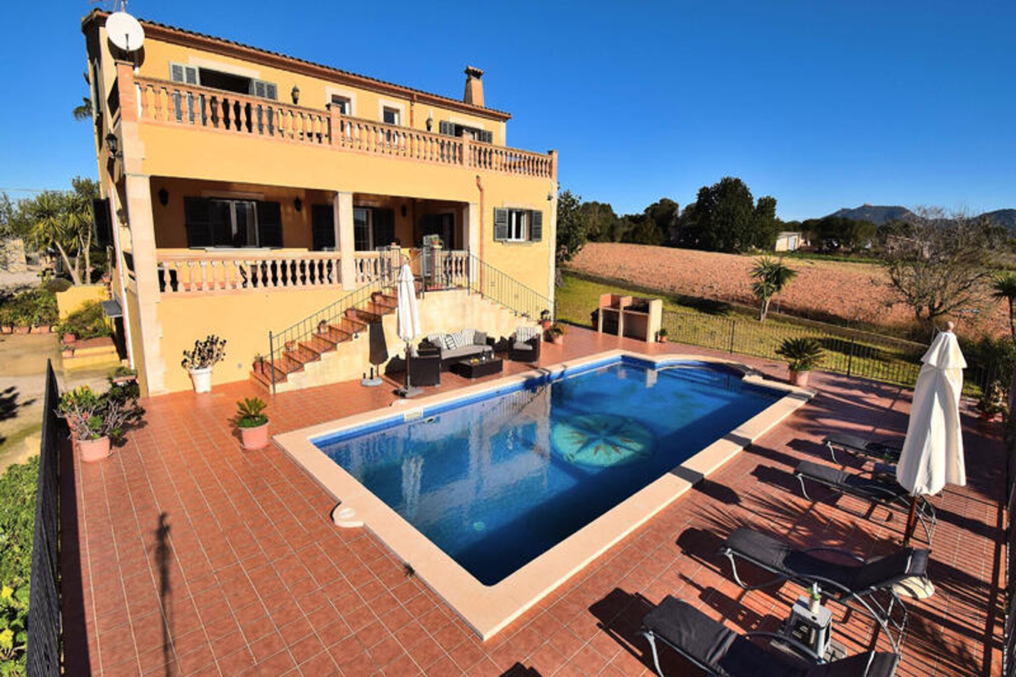 Villa in Cas Concos with Pool and Garden