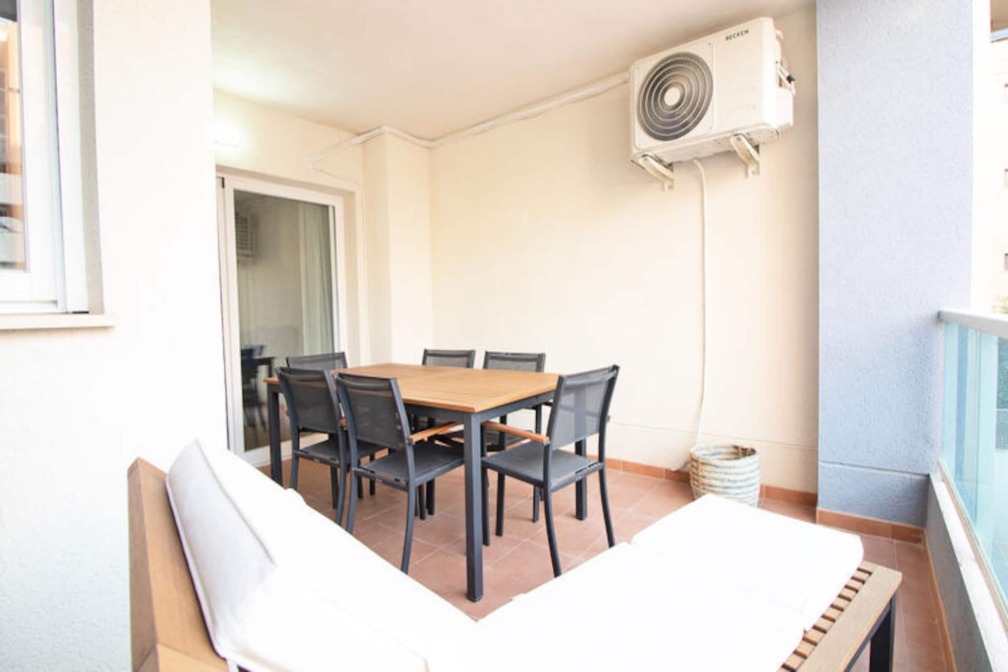 Apartment in Canet near Racó de Mar Beach