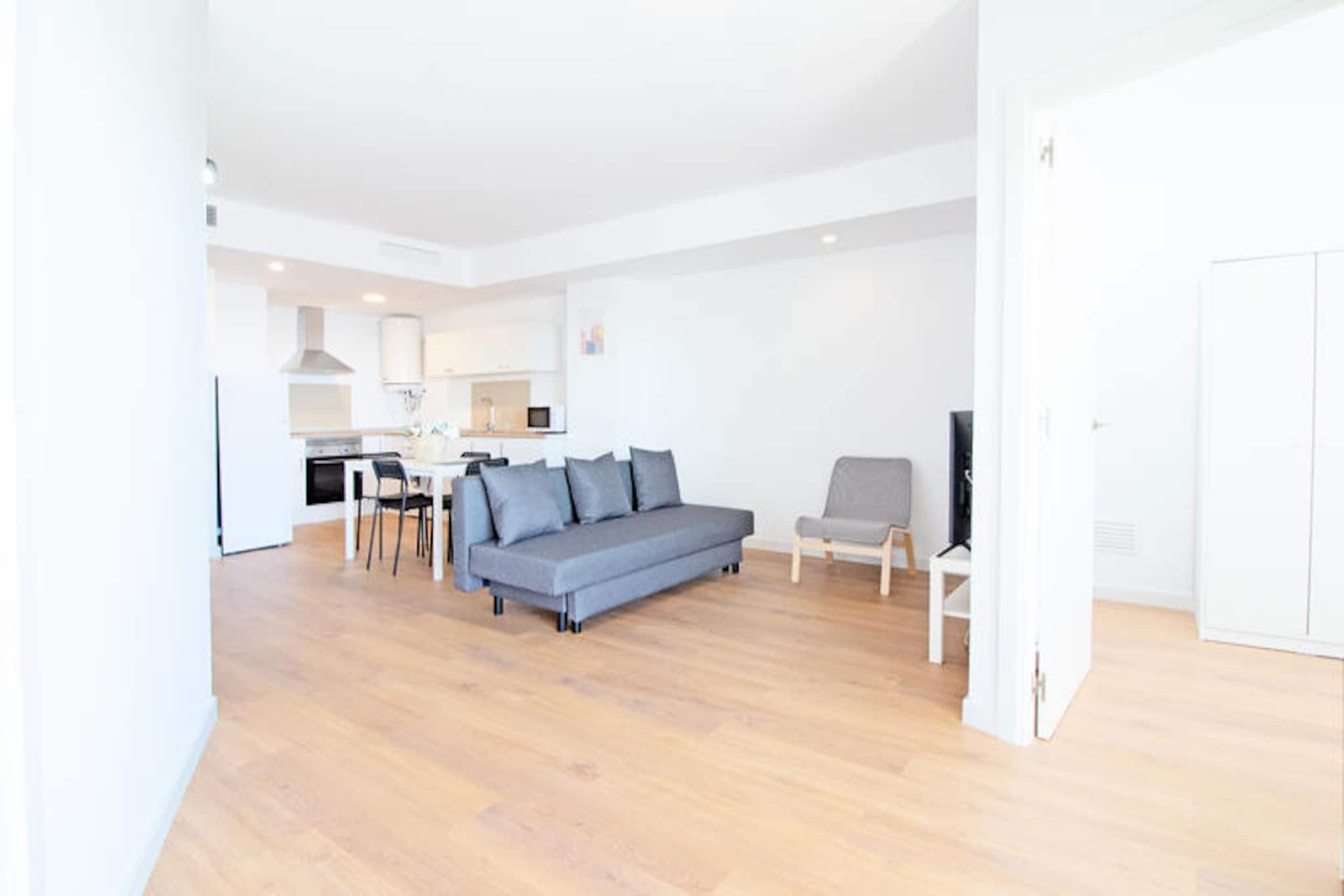 Imagine waking up to the soothing sound of waves and stepping out onto a terrace with breathtaking views of the Mediterranean Sea. This stunning apartment, located in the exclusive Residencial Canet al Mar complex, offers the perfect blend of coastal charm and modern comfort, ensuring your vacation is nothing short of unforgettable. Just 200 meters from the golden sands of Canet d'en Berenguer beach, this property is a haven for sun-seekers and sea lovers alike.
The apartment features two cozy bedrooms, a modern bathroom, and an open-plan kitchen and living area that seamlessly extends onto a spacious terrace. Here, you can enjoy al fresco dining or simply relax while soaking in the panoramic views of the coastline. The complex itself boasts top-tier amenities, including two rooftop swimming pools, a solarium, and a relaxation area, making it an ideal retreat for families or couples. Please note, the pools will be temporarily closed for maintenance from May 10, 2023, for up to three weeks.
Beyond the property, Canet d'en Berenguer offers a wealth of attractions. The beach, awarded the title of Best Beach in Spain by Antena 3 in 2018, is renowned for its fine sand, crystal-clear waters, and excellent facilities, including lifeguards and full accessibility for visitors with reduced mobility. The area also features vibrant summer activities such as open-air cinemas, sports events, and bustling markets. For families, the nearby park with playgrounds and gardens provides a perfect spot for leisurely afternoons.
Whether you're exploring local restaurants, enjoying the lively summer atmosphere, or simply unwinding by the sea, this apartment places you at the heart of it all. Make your Mediterranean dream a reality and create lasting memories in this idyllic coastal escape.