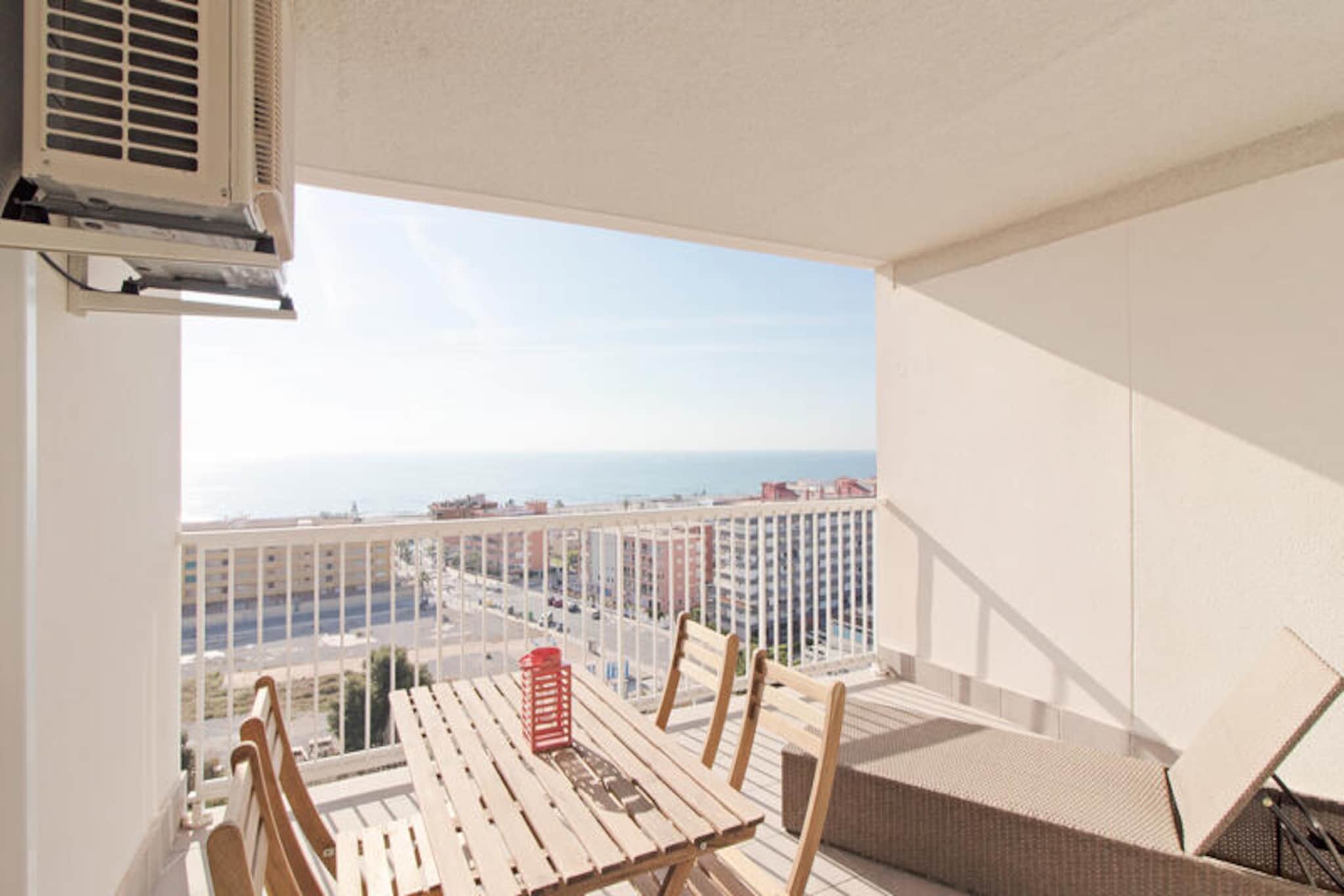 Wake up to the soothing sound of waves and the golden glow of the Mediterranean sun at this stunning apartment in the Residencial Canet al Mar complex. Just 200 meters from the pristine sands of Canet d'en Berenguer beach, this property offers the perfect blend of relaxation and convenience for your coastal getaway. Whether you're sipping coffee on the terrace with breathtaking sea views or strolling to the nearby restaurants and shops, every moment here feels like a true escape. 
 
 Designed with comfort and style in mind, the apartment features two spacious bedrooms, two modern bathrooms, and an open-plan kitchen and living area that invites you to unwind. The large terrace is perfect for al fresco dining or simply soaking in the panoramic views. With air conditioning, a pet-friendly policy, and a private garage, this apartment ensures a hassle-free stay for up to five guests. On the building's top floor, you'll find two swimming pools, a solarium, and a chill-out area, offering a serene retreat after a day of exploration. 
 
 Canet d'en Berenguer is a vibrant seaside town with plenty to offer. The beach, awarded as Spain's best in 2018, boasts over 2,100 meters of fine sand, crystal-clear waters, and excellent facilities, including lifeguards and accessibility for all. During the summer, the area comes alive with activities like outdoor cinemas, sports, and bustling markets. Families will love the nearby parks, playgrounds, and shaded gardens, while food enthusiasts can indulge in the town's diverse culinary scene. 
 
 Whether you're here for the sun, sea, or local charm, this apartment is your gateway to an unforgettable Mediterranean holiday. Book now and let the magic of Canet d'en Berenguer captivate you.