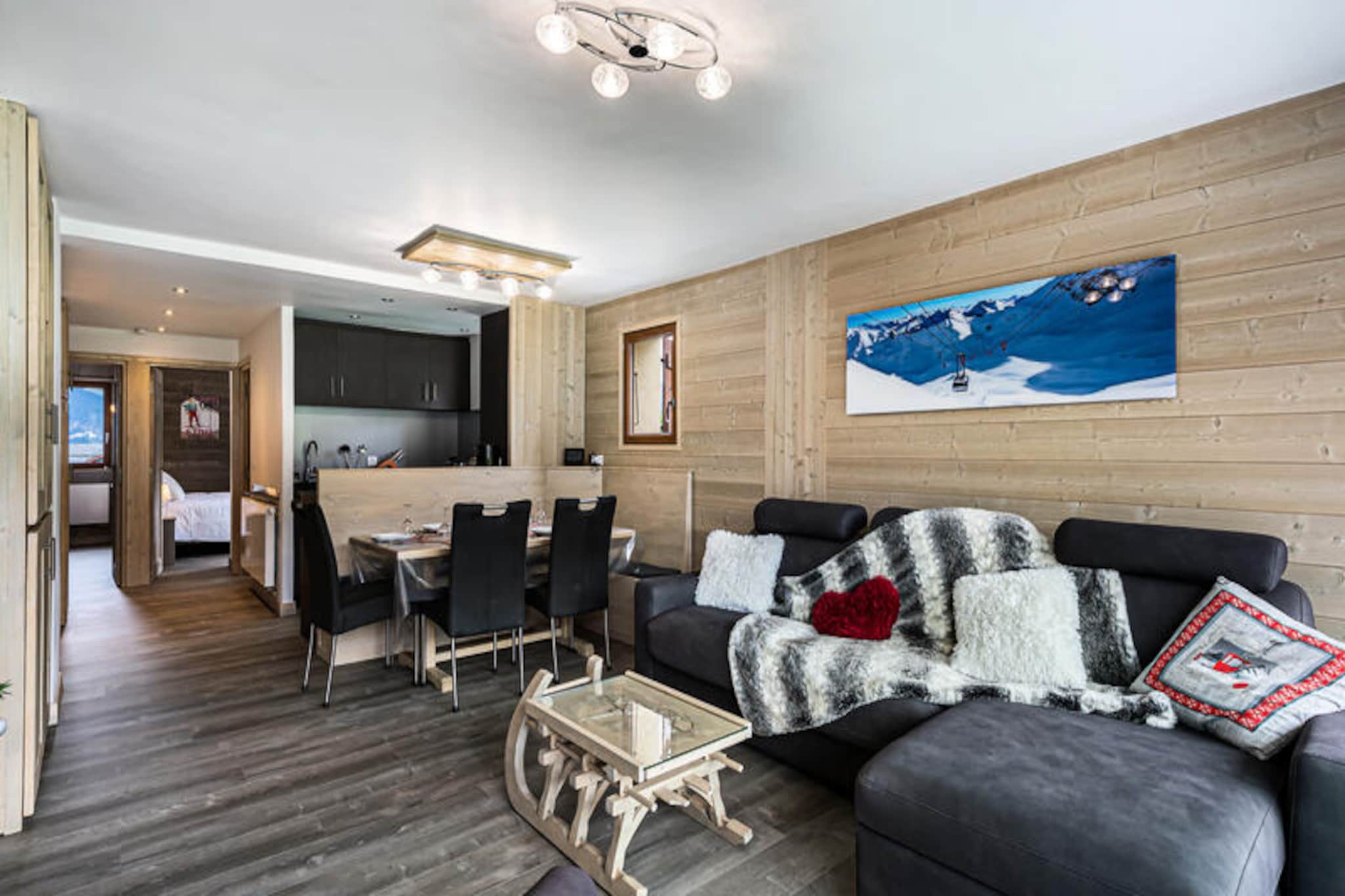 Apartment in Moriond with Mountain Views