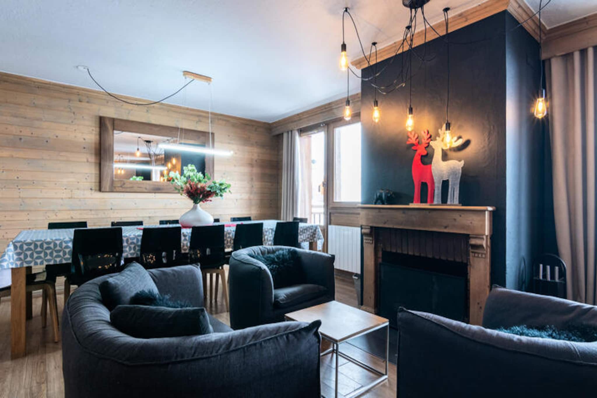 Apartment in Val Thorens with Sauna & Views
