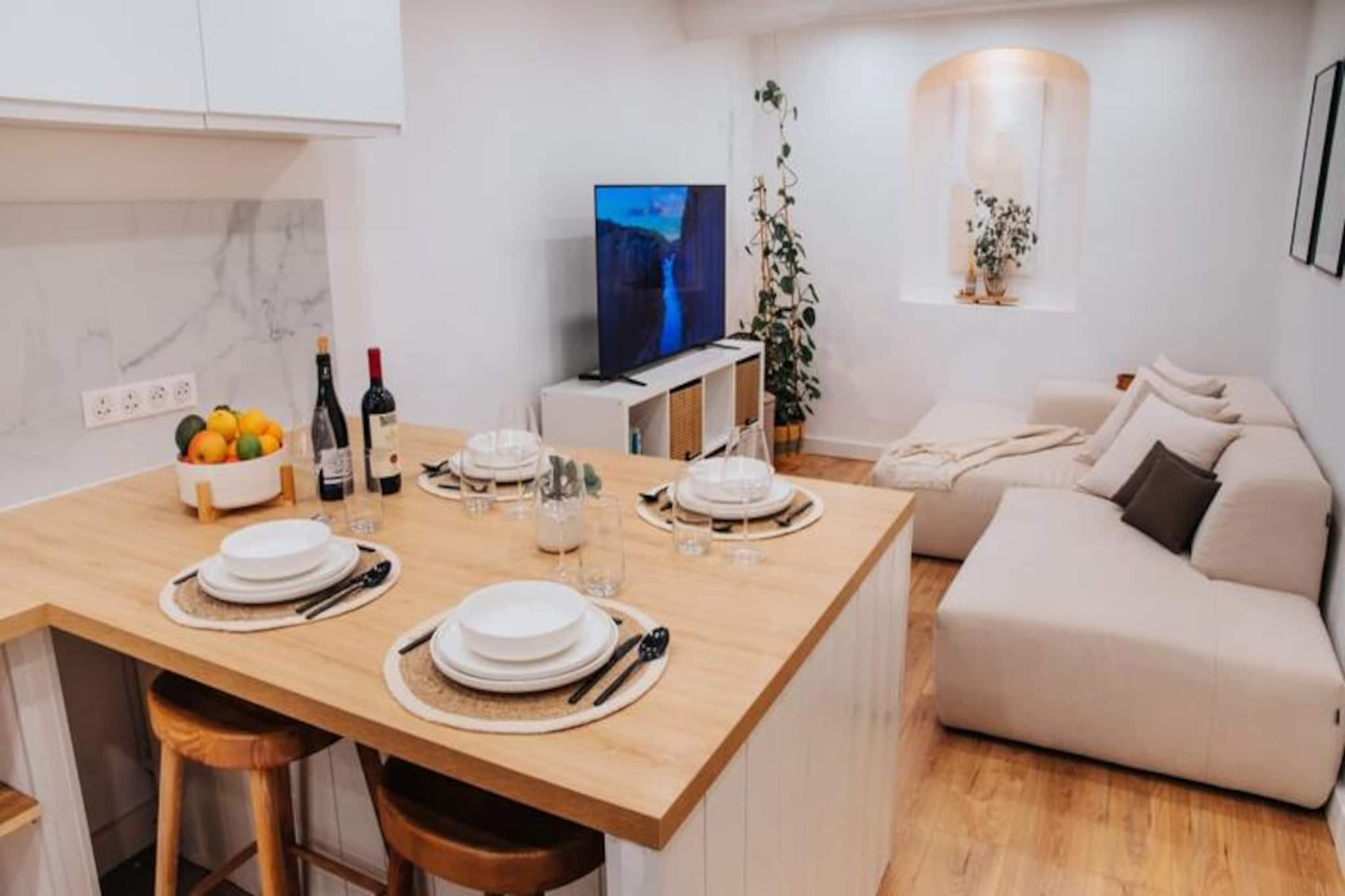 In the heart of Antibes' enchanting old town, this charming little house offers a unique blend of history and modern comfort. Situated on the picturesque Rue de Fersen, it immerses you in the vibrant atmosphere of the historic district, with its cobbled streets, Provençal markets, and the iconic Vauban port just steps away. Whether you're strolling through the narrow alleys or savoring a coffee at a nearby café, every moment here feels like a journey into the timeless charm of the French Riviera. 
 
 Completely renovated in 2021, the house is thoughtfully designed to provide both style and functionality. The ground floor features a welcoming entrance with a separate toilet, an open-plan kitchen equipped with modern appliances, and a spacious bar that doubles as a dining area or workspace. The cozy living room invites relaxation with its comfortable sofa and smart TV, perfect for streaming your favorite shows. Upstairs, the first-floor bedroom offers a serene retreat with a double bed and a small desk overlooking the charming street below. The second-floor bedroom boasts another double bed and an adjoining open shower room, combining elegance with practicality. Reversible air conditioning and Wi-Fi ensure a comfortable stay year-round. 
 
 Step outside, and you'll find yourself surrounded by Antibes' most beloved attractions. The bustling Provençal market, the historic ramparts, and the vibrant Vauban port are all within walking distance. Public parking is conveniently located nearby, and Antibes train station is just a 5-minute walk away, making it easy to explore the wider Côte d'Azur. For those arriving by air, Nice Airport is easily accessible with a direct bus stop nearby. 
 
 Perfect for families or friends, this delightful home offers an unforgettable escape in one of the Riviera's most sought-after locations. Let the magic of Antibes captivate you as you create lasting memories in this idyllic retreat.