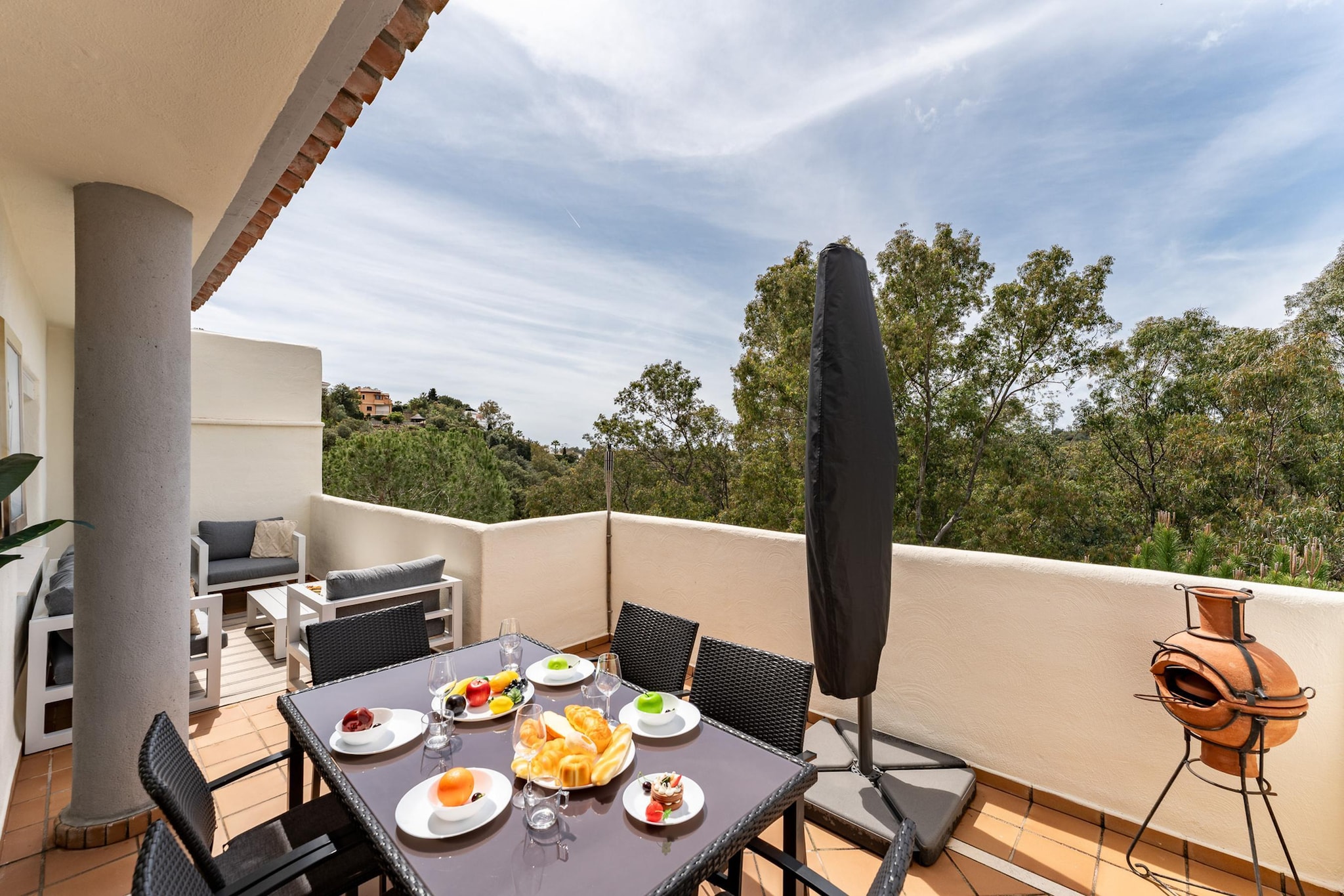 CT 366 - Faro's Silent Dream in Elviria - Marbella-Terrasbalkon