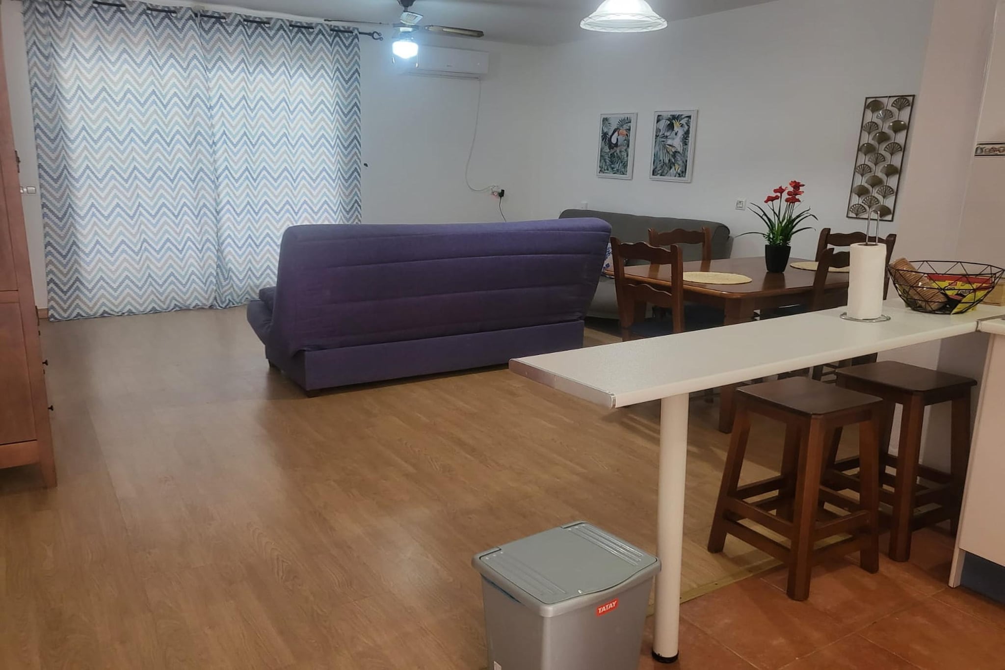 CT 369 AL - Faro's Apartmento Naturista - Primera Linea Vera Playa-Living room