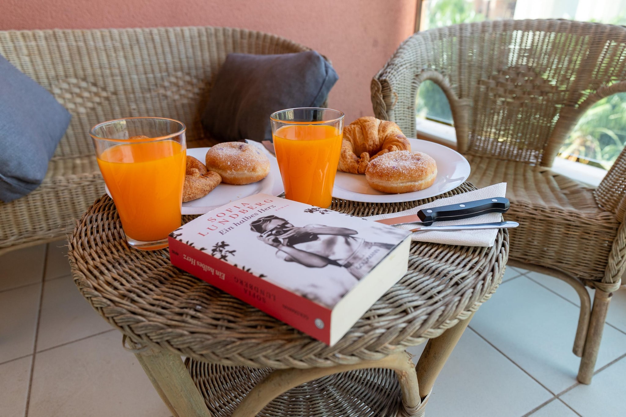 CT 386 AL - Faro's Roquetas Beach Apartment-Terrasbalkon