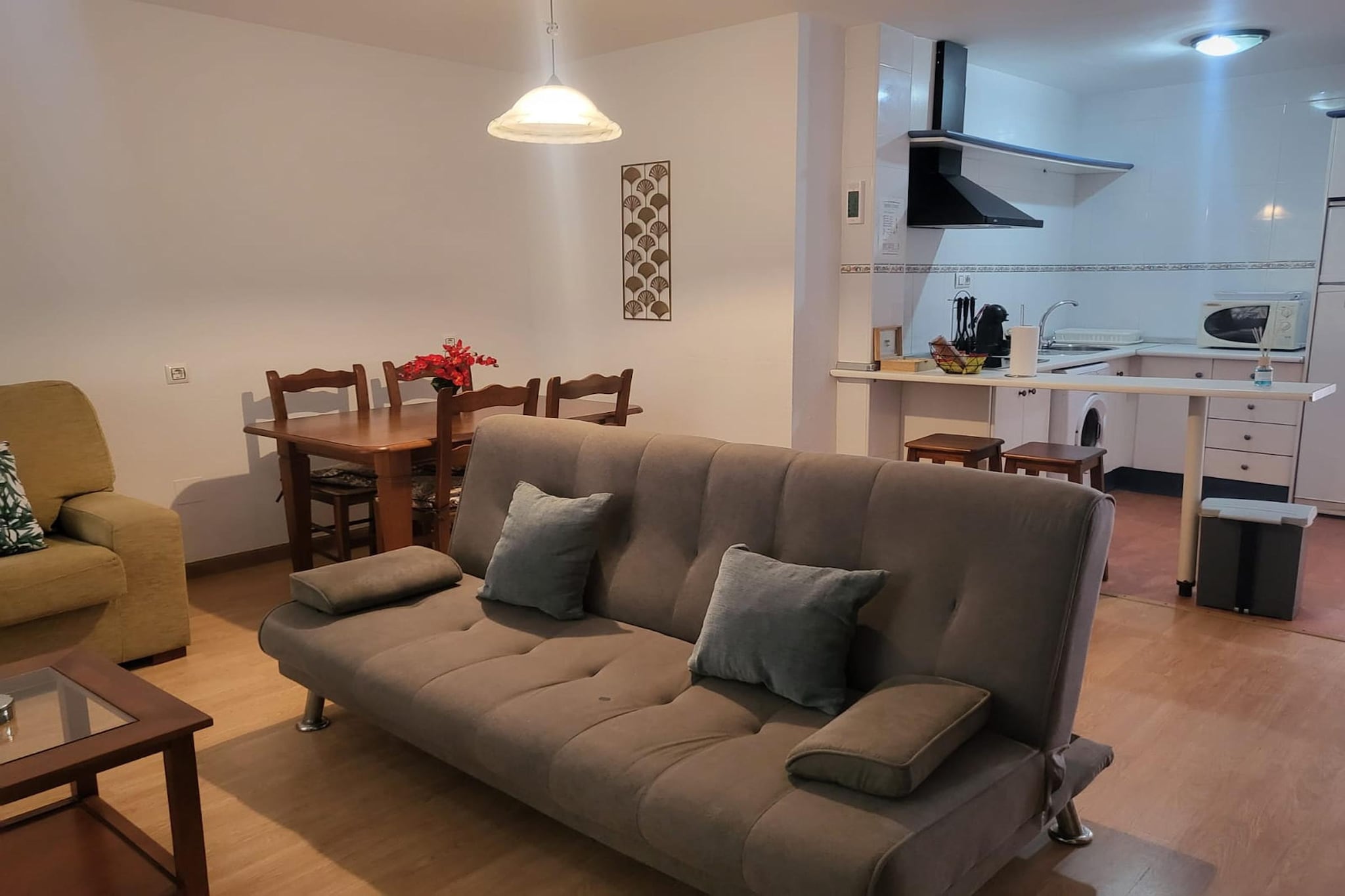 CT 370 AL - Faro's Veraplaya Naturista Apartment-Wohnzimmer