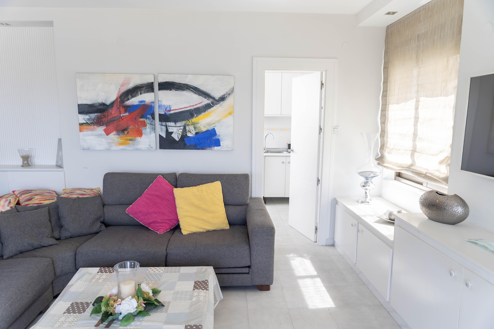 CT 383 GR - Faro's Almuñecar Beachfront for 4-Woonkamer