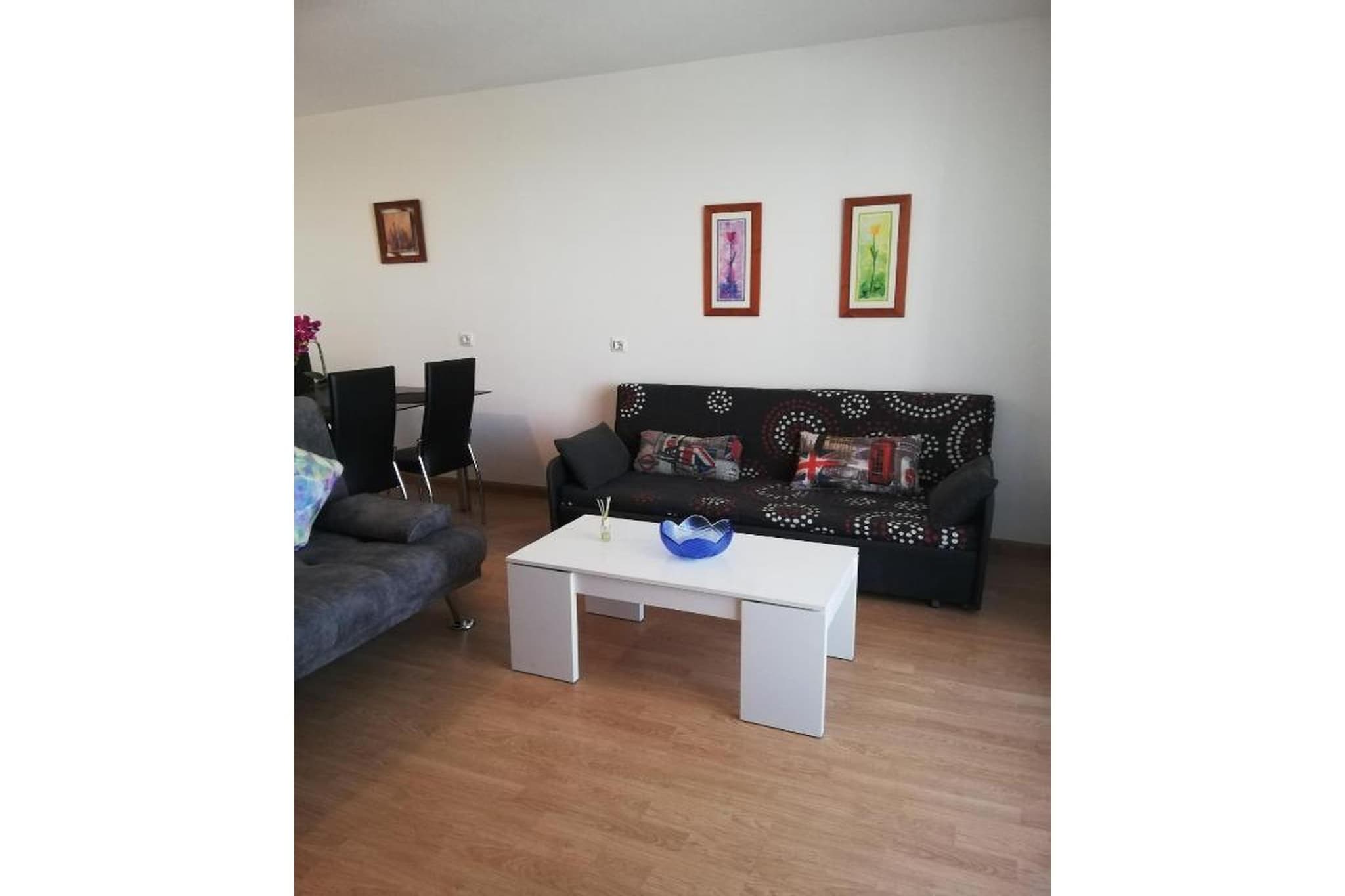 CT 371 AL - Faro's Veraplaya Naturista Apartment-Wohnzimmer