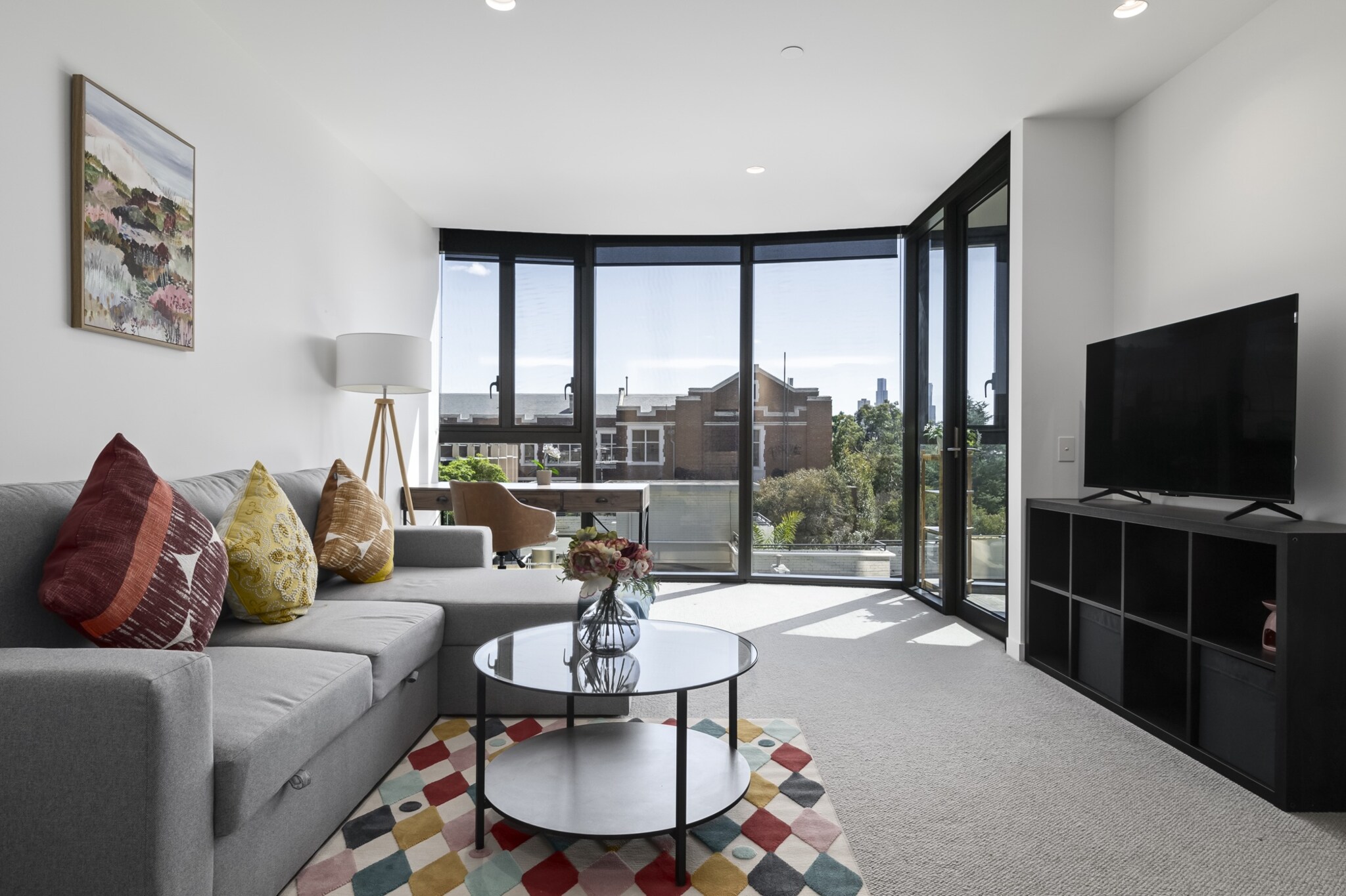 Bright South Yarra Flat with Balcony