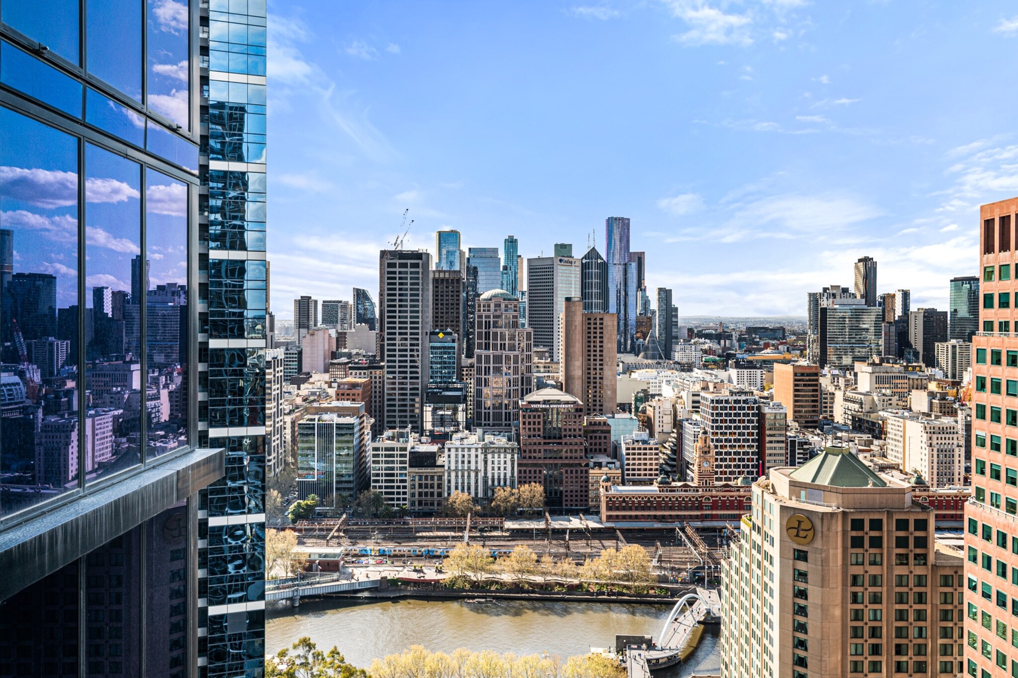 Modern City Views Escape with Gym Access