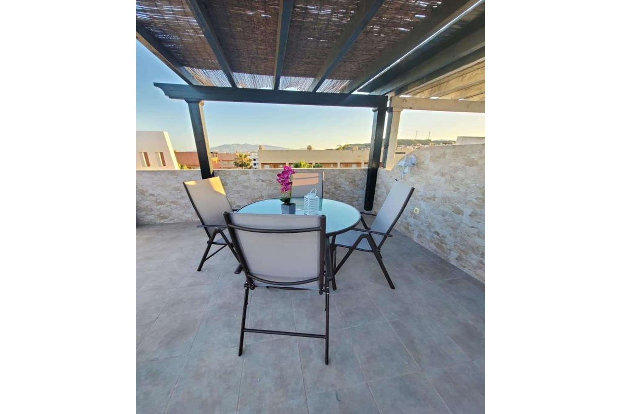 CT 351 AL - Faro's Atico Duplex con piscina privada - Vera Playa-Terrasse / balcon