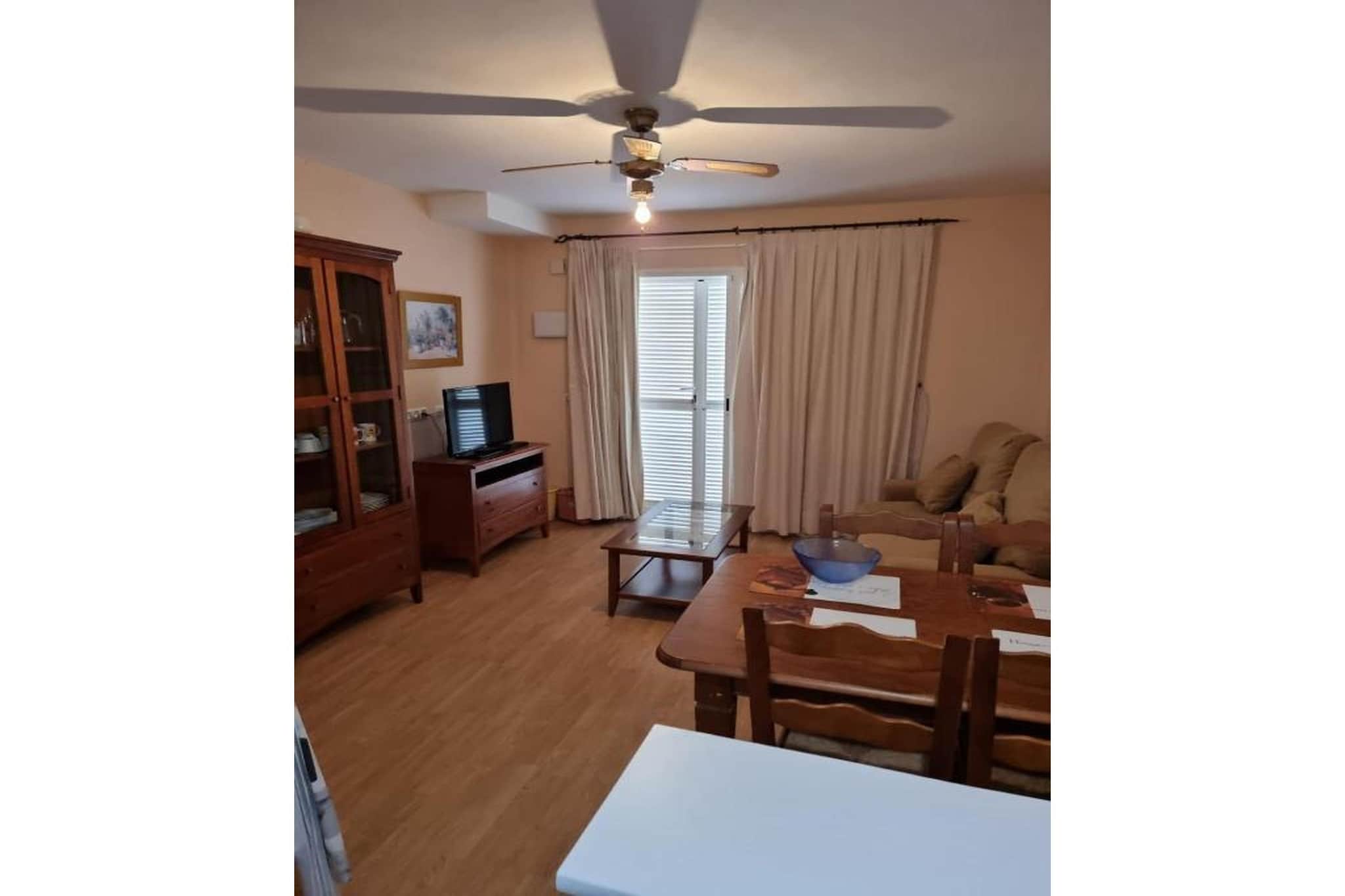 CT 373 AL - Faro's Natura World Apartment - Apartamento Naturista - Vera Playa-Wohnzimmer