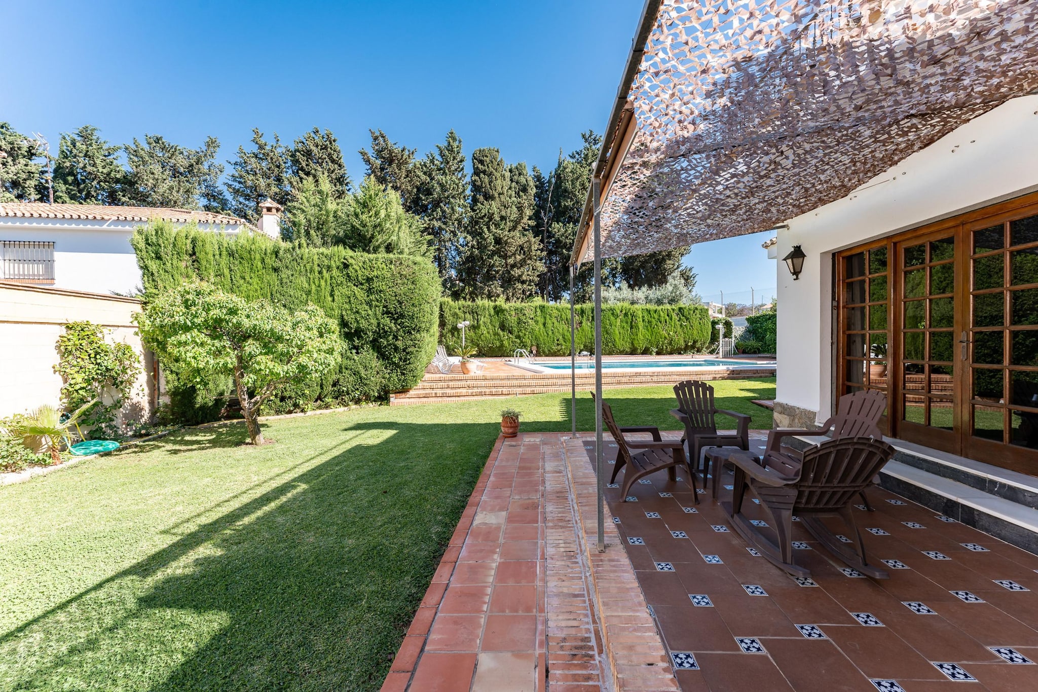 CT 387 - Faro's Villa Lola en Churriana - Málaga-Terrasbalkon