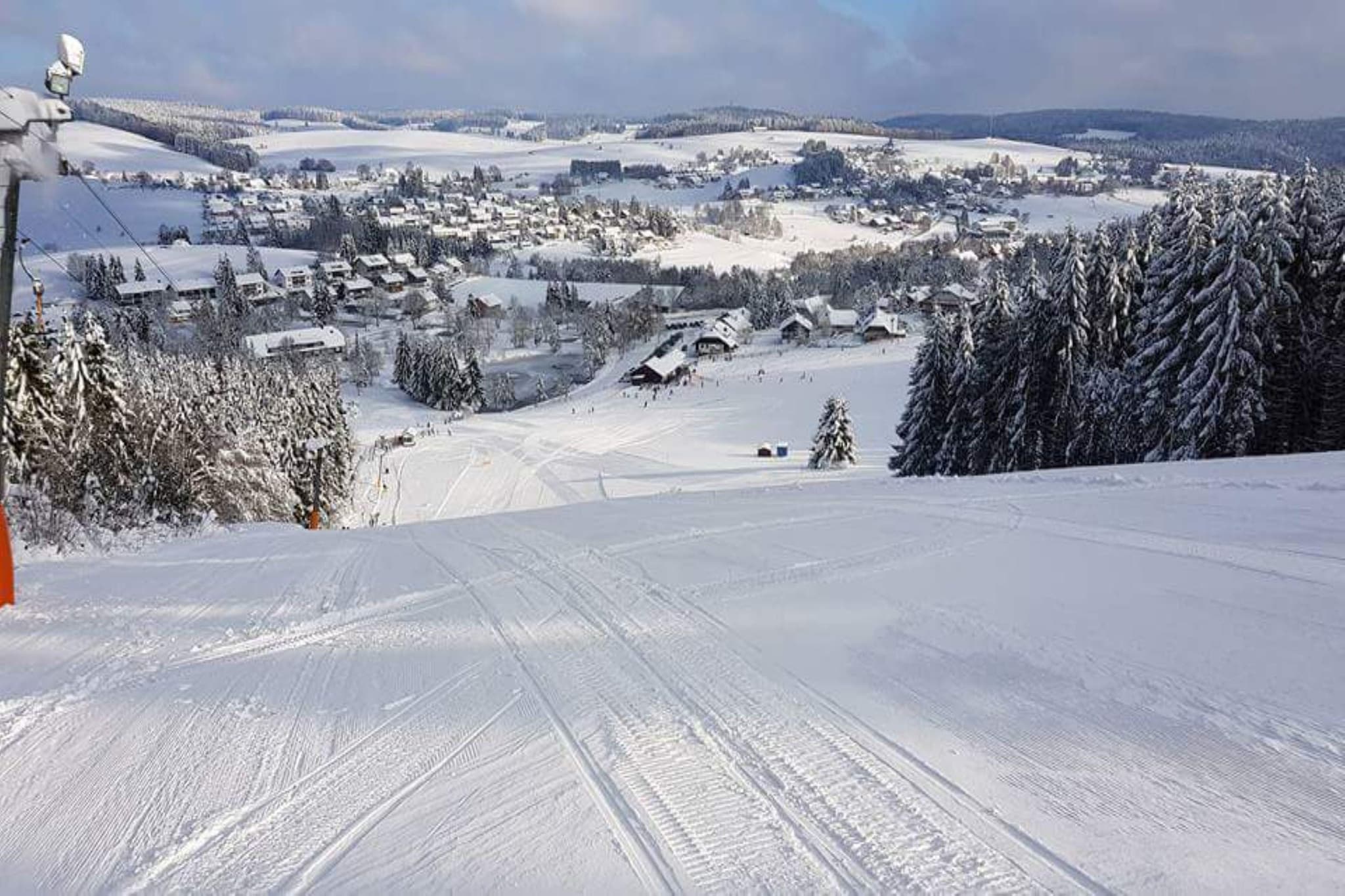 Ferienwohnung Herrischried an der Skipiste-Gebied winter 5km