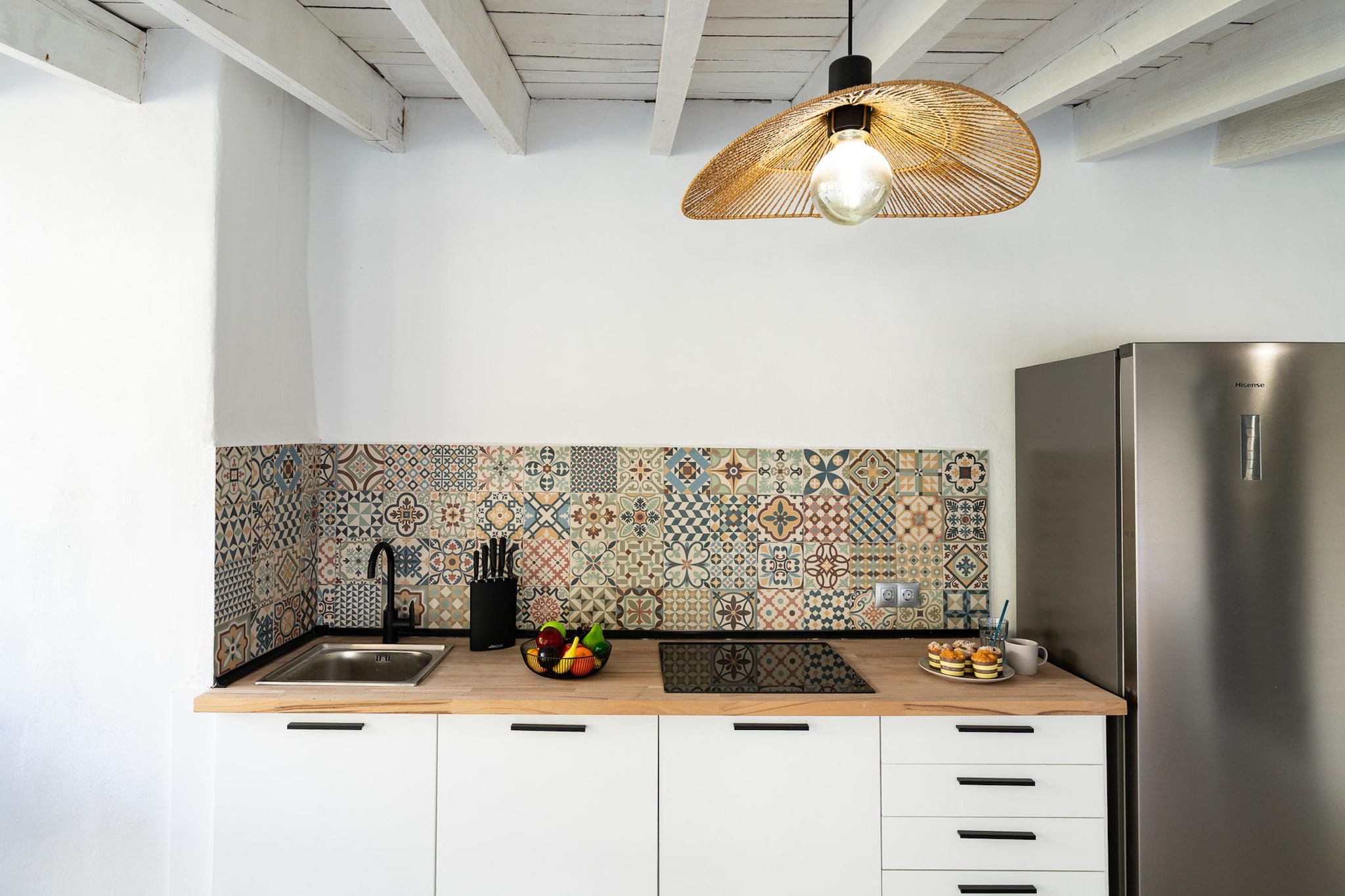 CT 390 - Faros Zen Ohm & Yoga Retreat - Cortijo Pura Paz in Casarabonela-Keuken