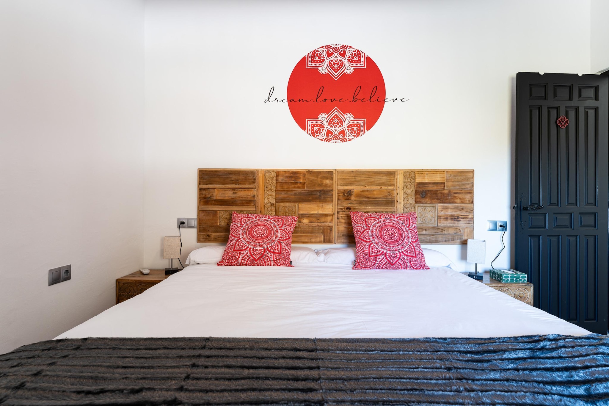 CT 390 - Faros Zen Ohm & Yoga Retreat - Cortijo Pura Paz in Casarabonela-Slaapkamer