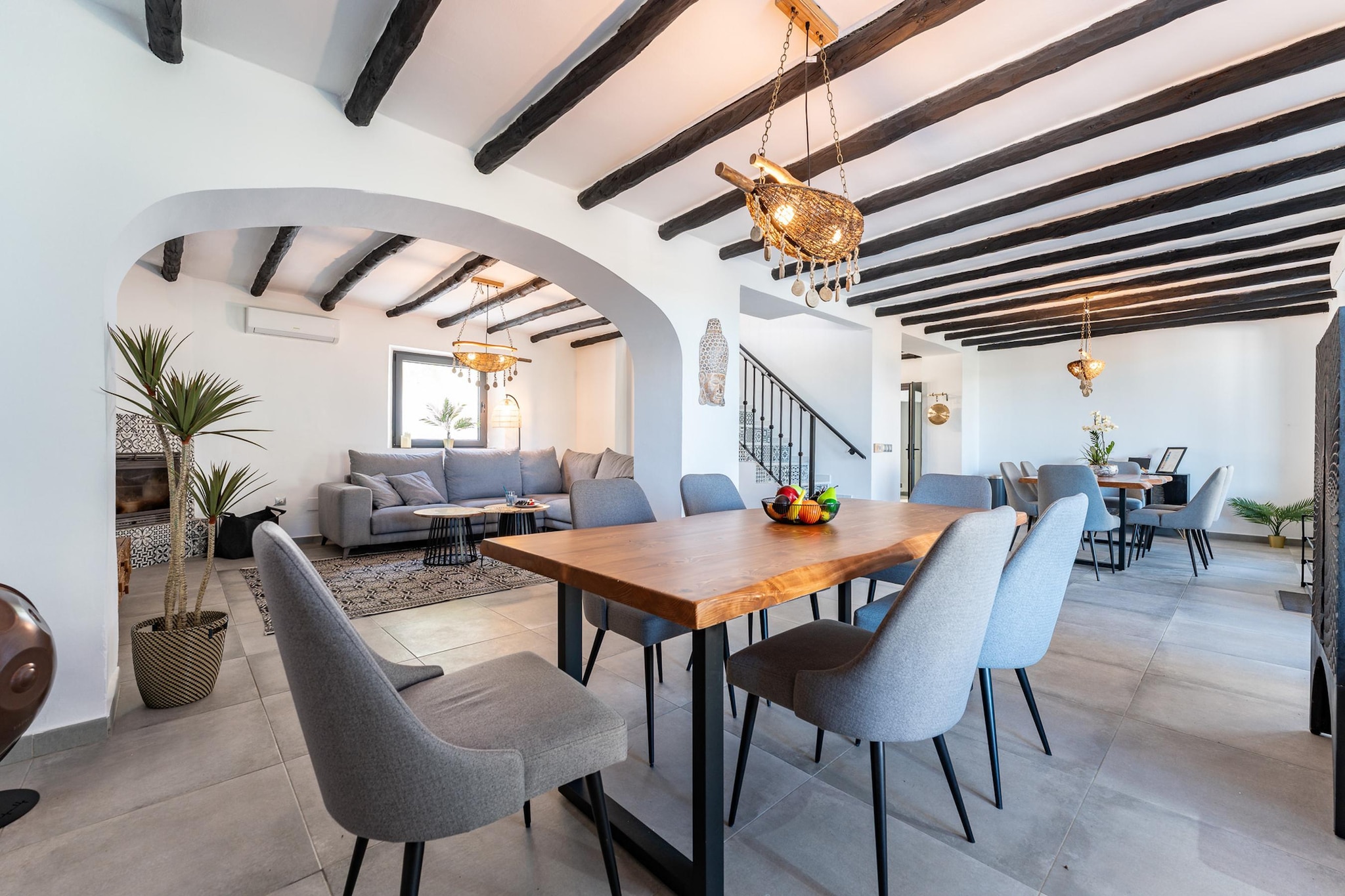 CT 390 - Faros Zen Ohm & Yoga Retreat - Cortijo Pura Paz in Casarabonela-Eetkamer