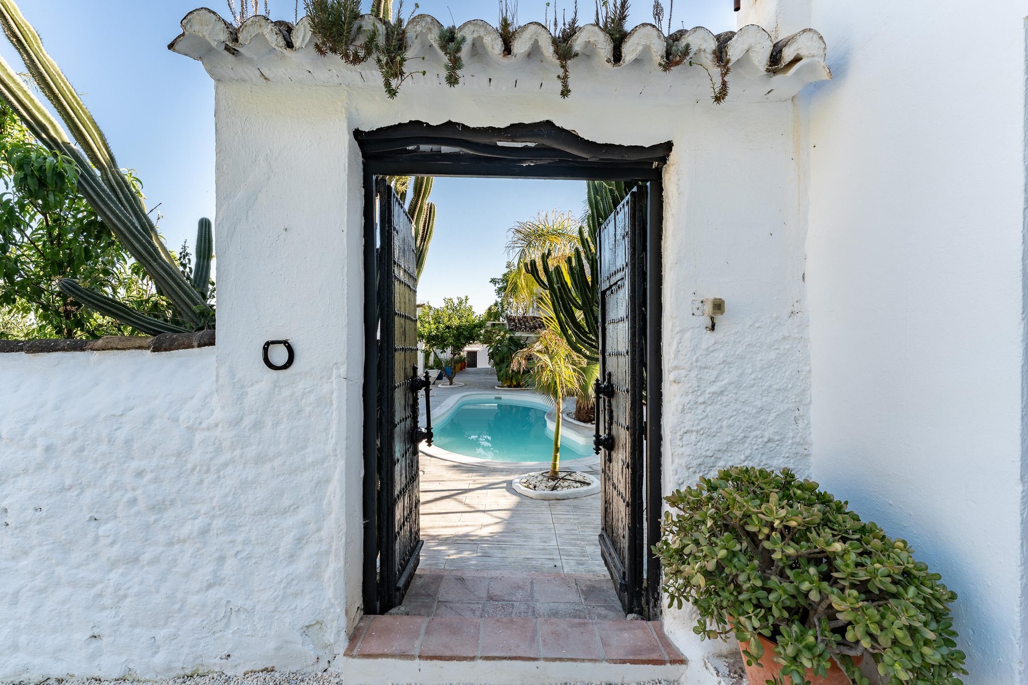 CT 390 - Faros Zen Ohm & Yoga Retreat - Cortijo Pura Paz in Casarabonela-Zwembad