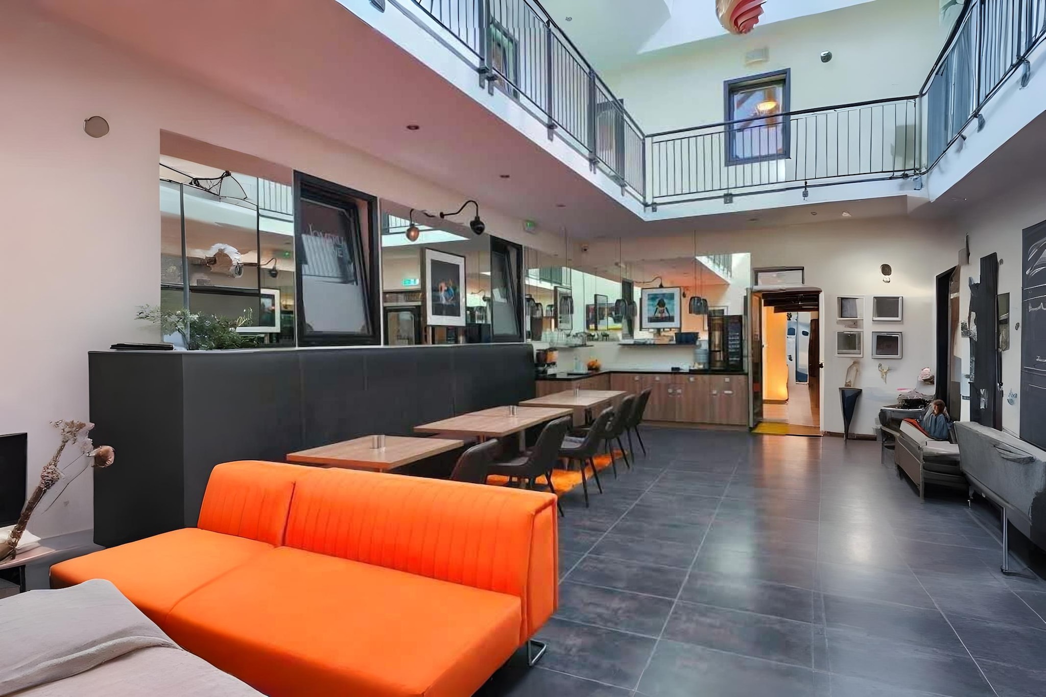 Located right on the lively Jomfru Ane Gade pedestrian street in the heart of Aalborg, this welcoming hotel offers the perfect base for exploring the city’s vibrant culture and nightlife. Guests can enjoy modern amenities including free Wi-Fi throughout the property and a daily breakfast buffet served in a bright, cheerful dining room. Complimentary tea and coffee are available at the reception area, where snacks and beverages can also be purchased during weekends. Discount vouchers for nearby restaurants and cafés are provided, giving guests a taste of Aalborg’s local dining scene.
The Standard Double Room features a comfortable double bed and a private bathroom with a shower, towels, and complimentary toiletries. Designed for comfort and simplicity, each room includes a flat-screen TV, a work desk, wardrobe, hairdryer, heating, and free Wi-Fi. Soft lighting and bright décor create a cozy and relaxing space for couples or solo travelers to unwind after a day of sightseeing.
Hotel Jomfru Ane is ideally located within walking distance of Aalborg’s main attractions. The 16th-century Aalborghus Castle is just 250 meters away, while Aalborg Train Station can be reached in 13 minutes on foot. Guests can easily explore the charming Old Town, visit the Aalborg Historical Museum, or enjoy waterfront strolls along the Limfjord. The surrounding area is filled with restaurants, shops, and entertainment venues, offering a lively yet convenient atmosphere for an unforgettable city break.