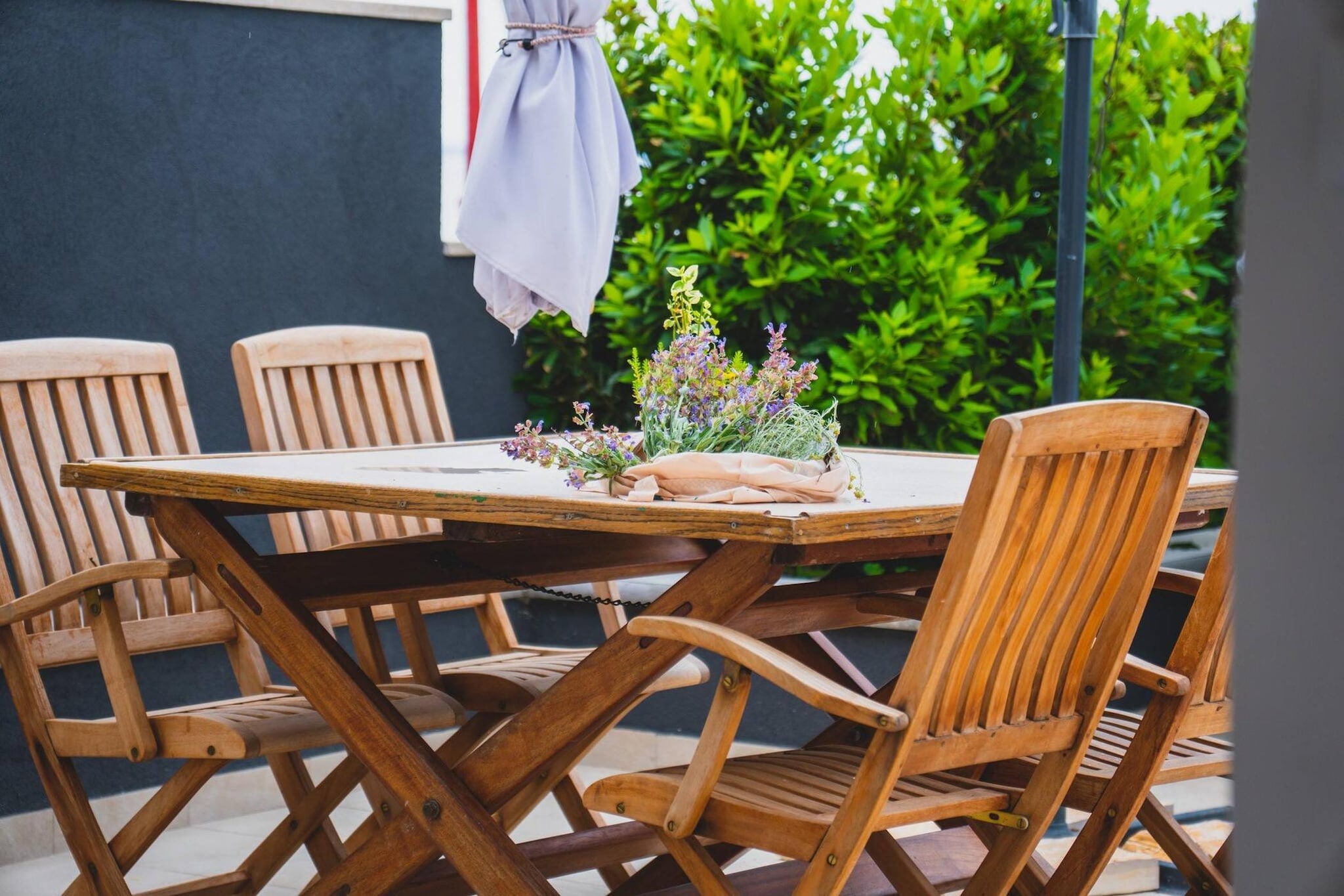 Beach house Festini-Terrasbalkon