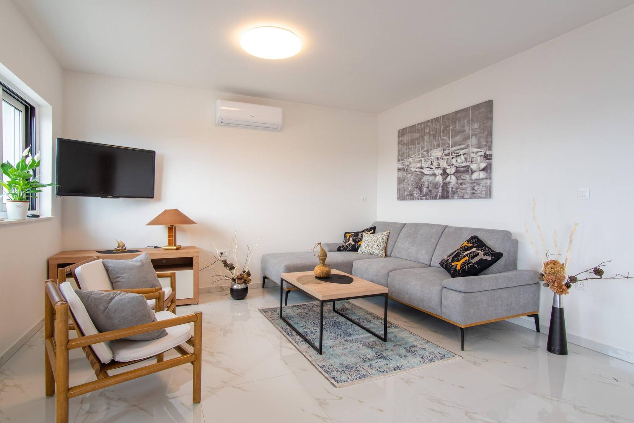 Beach house Festini-Woonkamer