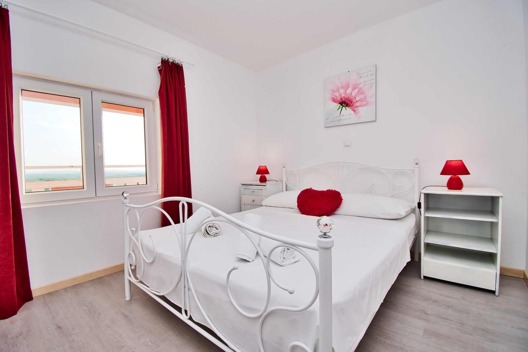 Apartment Visocane with private pool-Slaapkamer