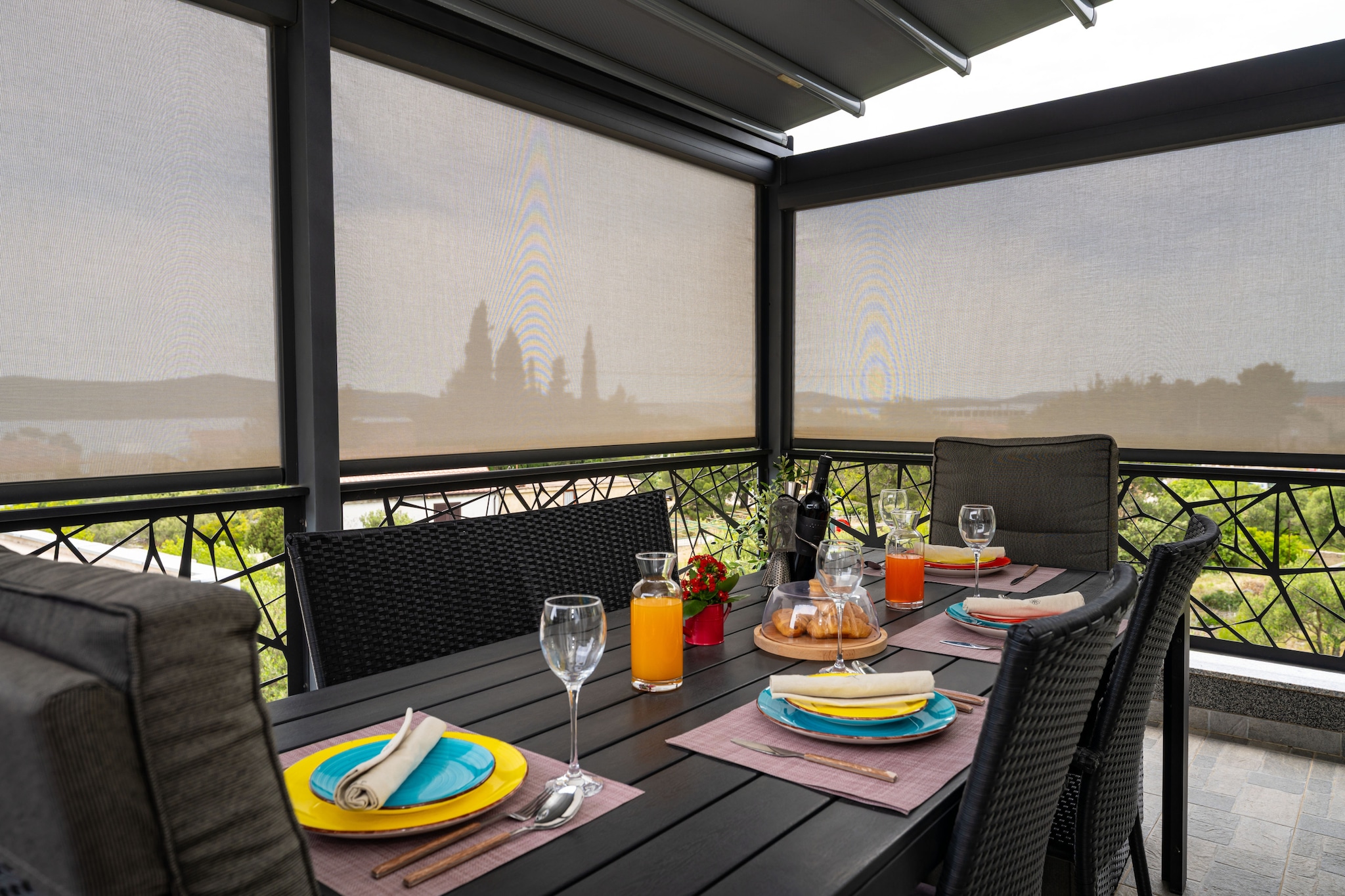 Sea view penthouse Nikita-Terrasse / balcon