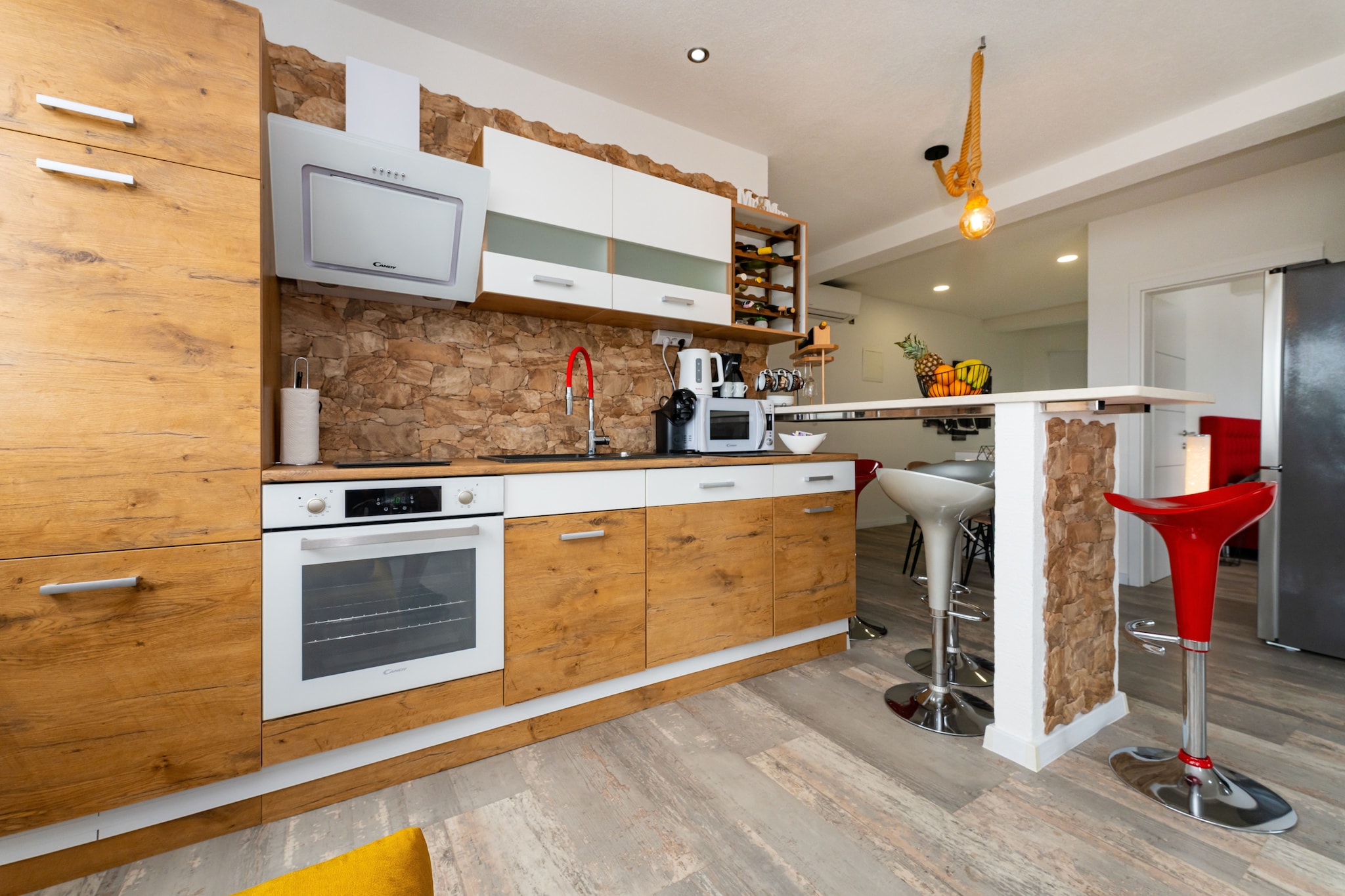 Sea view penthouse Nikita-Cuisine