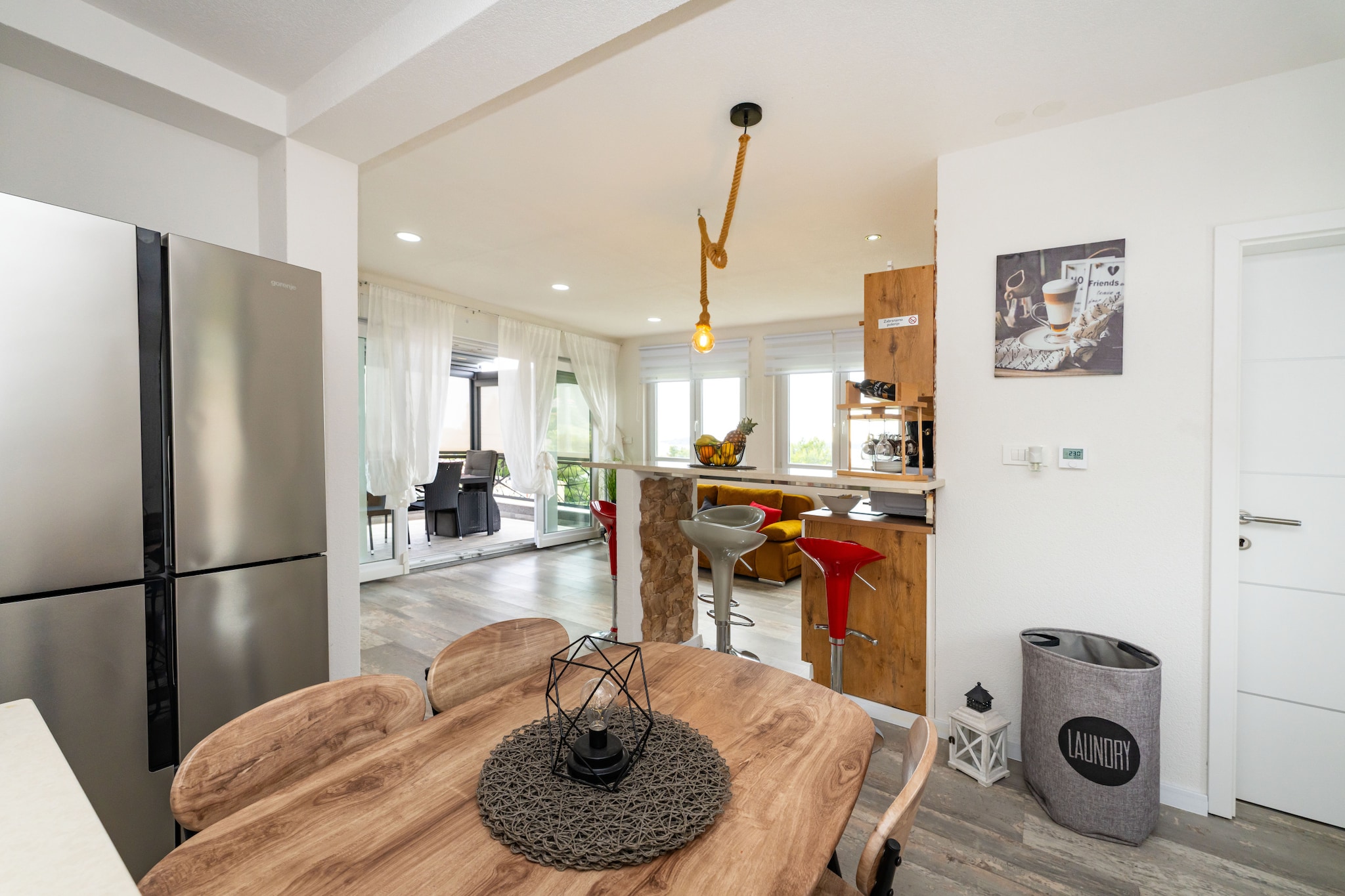 Sea view penthouse Nikita-Cuisine