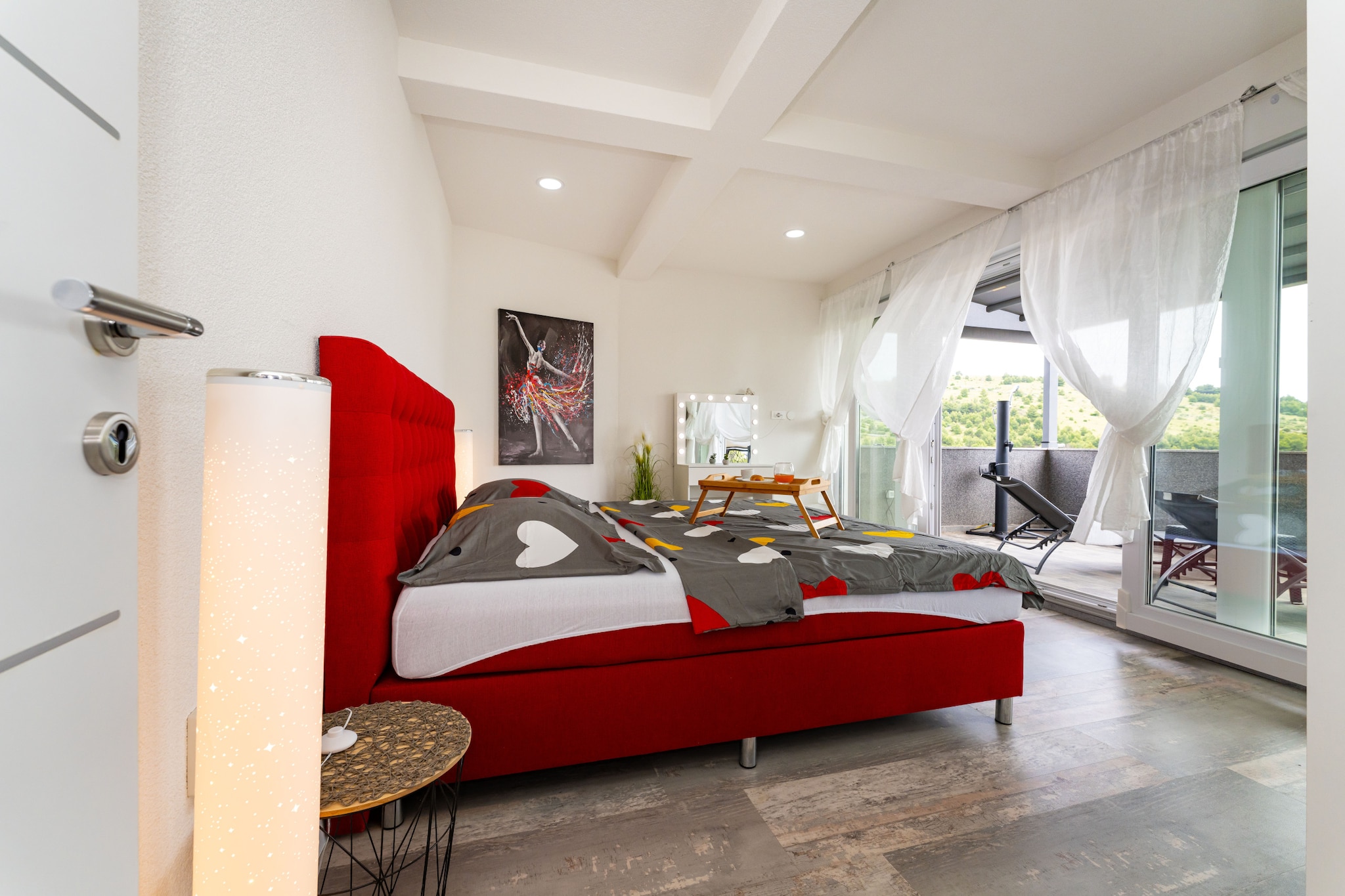 Sea view penthouse Nikita-Chambre