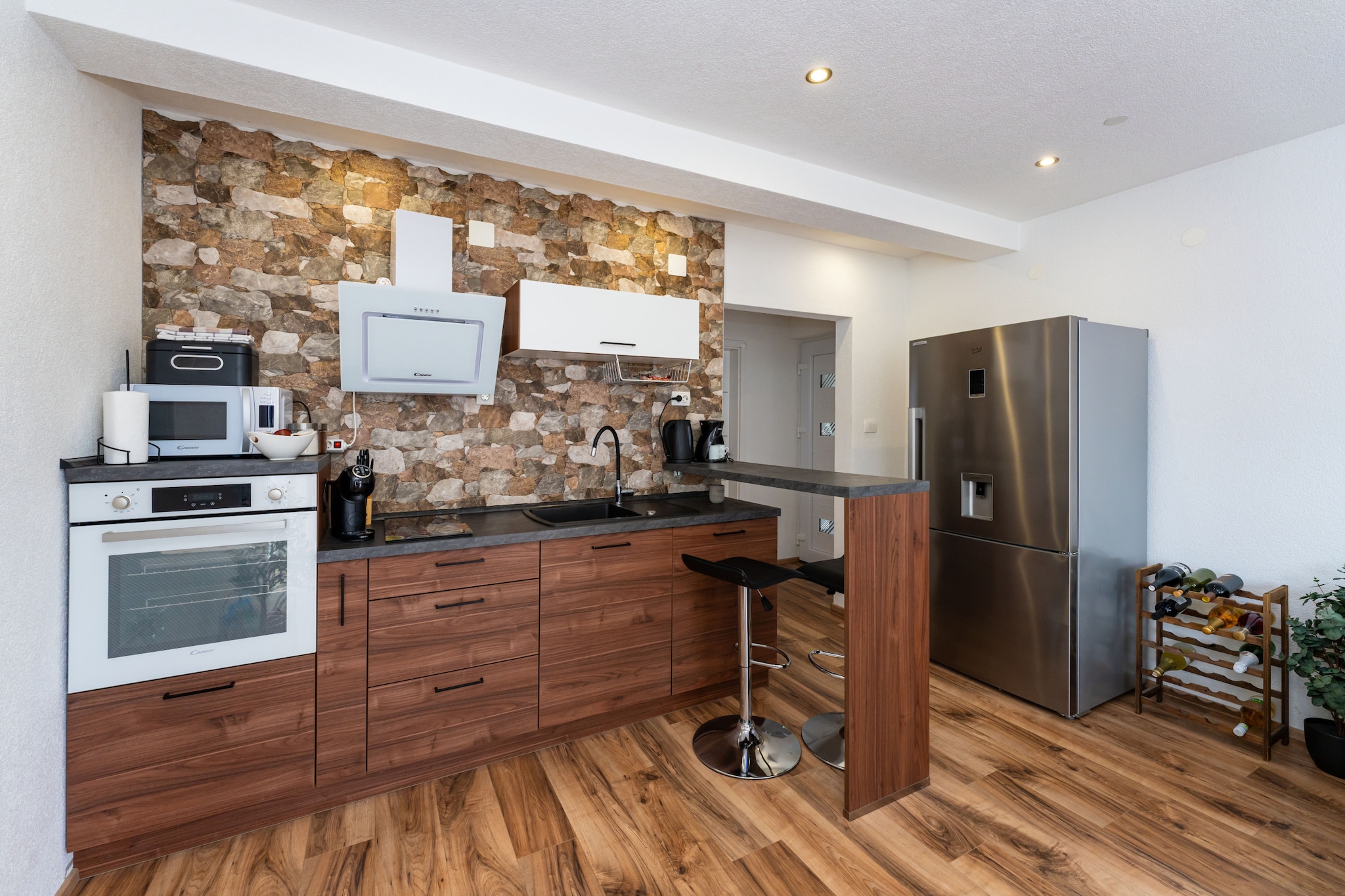 Apartment Nikita with private pool-Cuisine