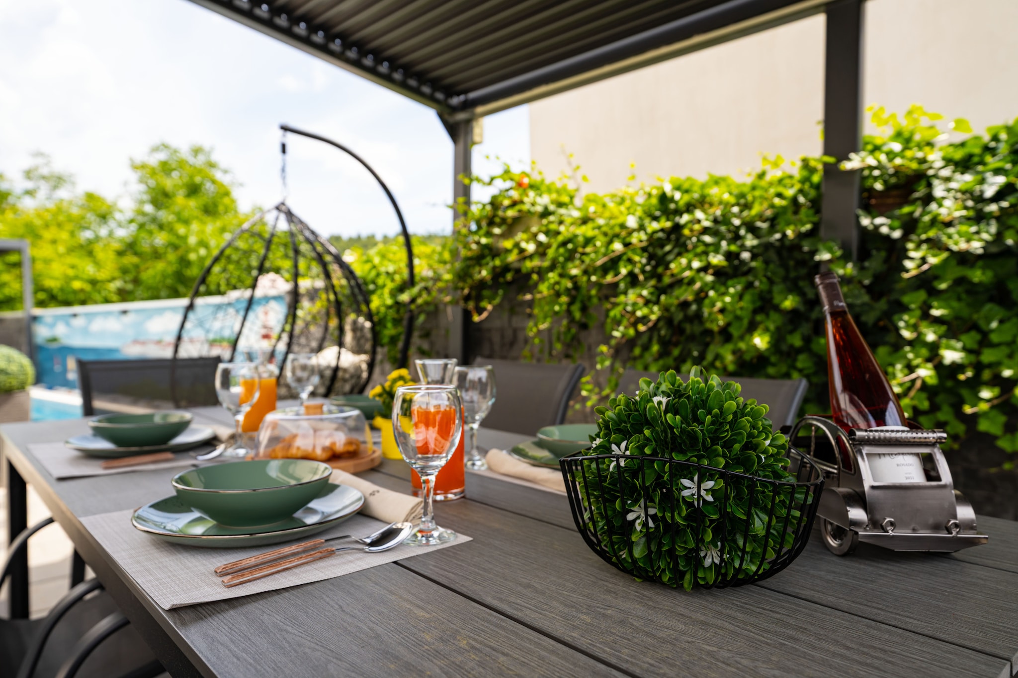 Apartment Nikita with private pool-Ambiance