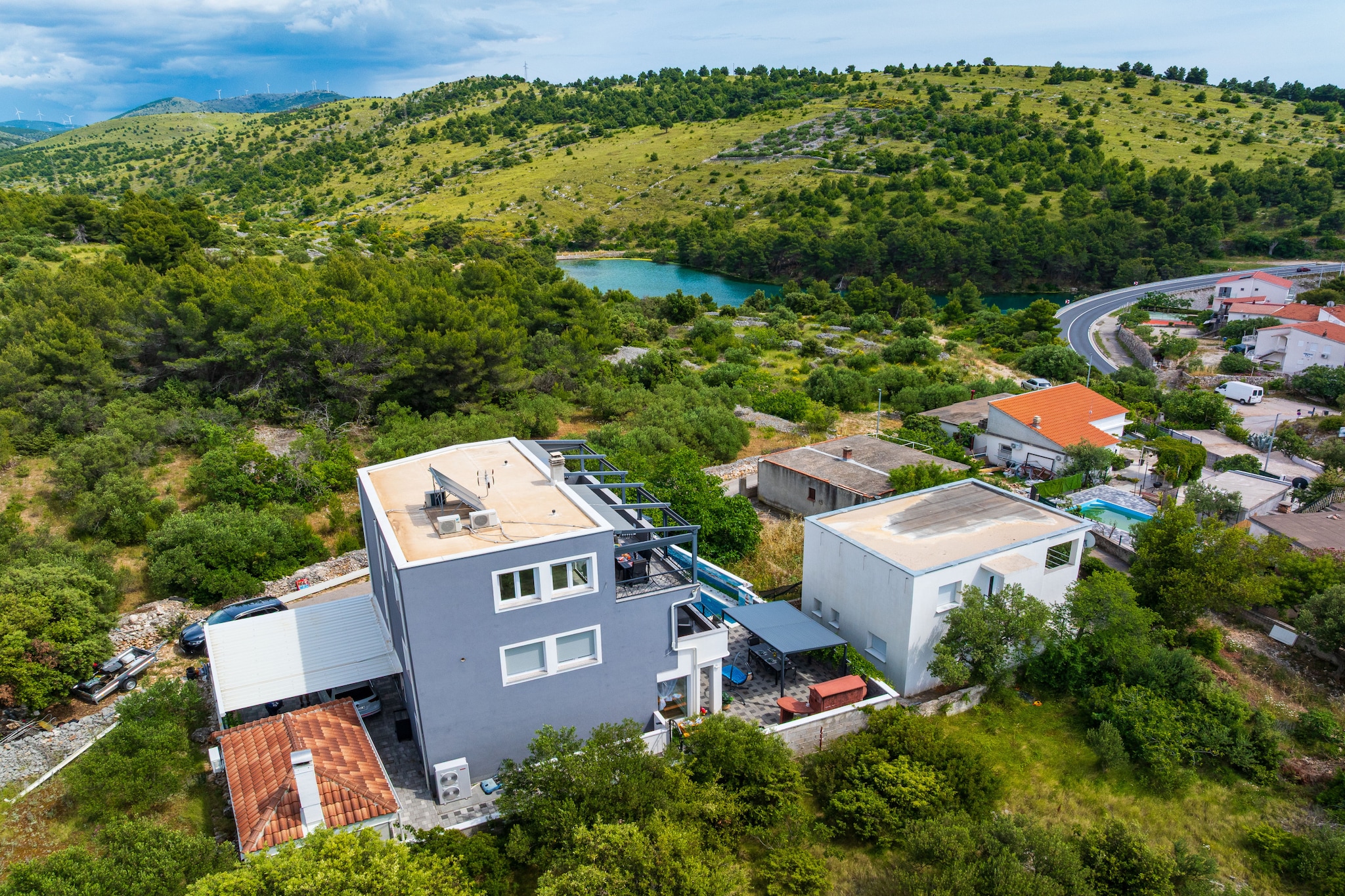 Apartment Nikita with private pool-Extérieur été