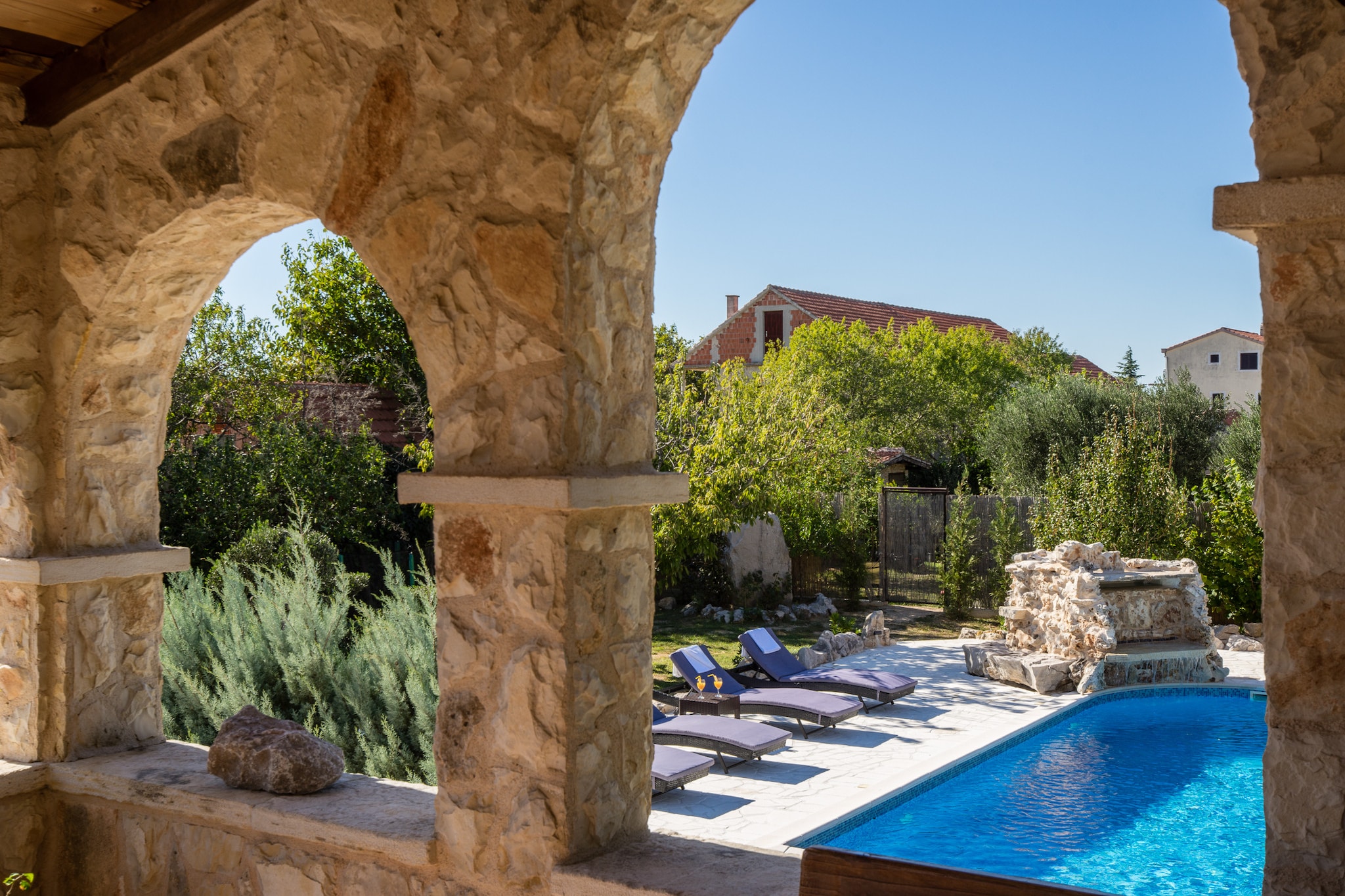 Villa Olea with private heated pool-Zwembad