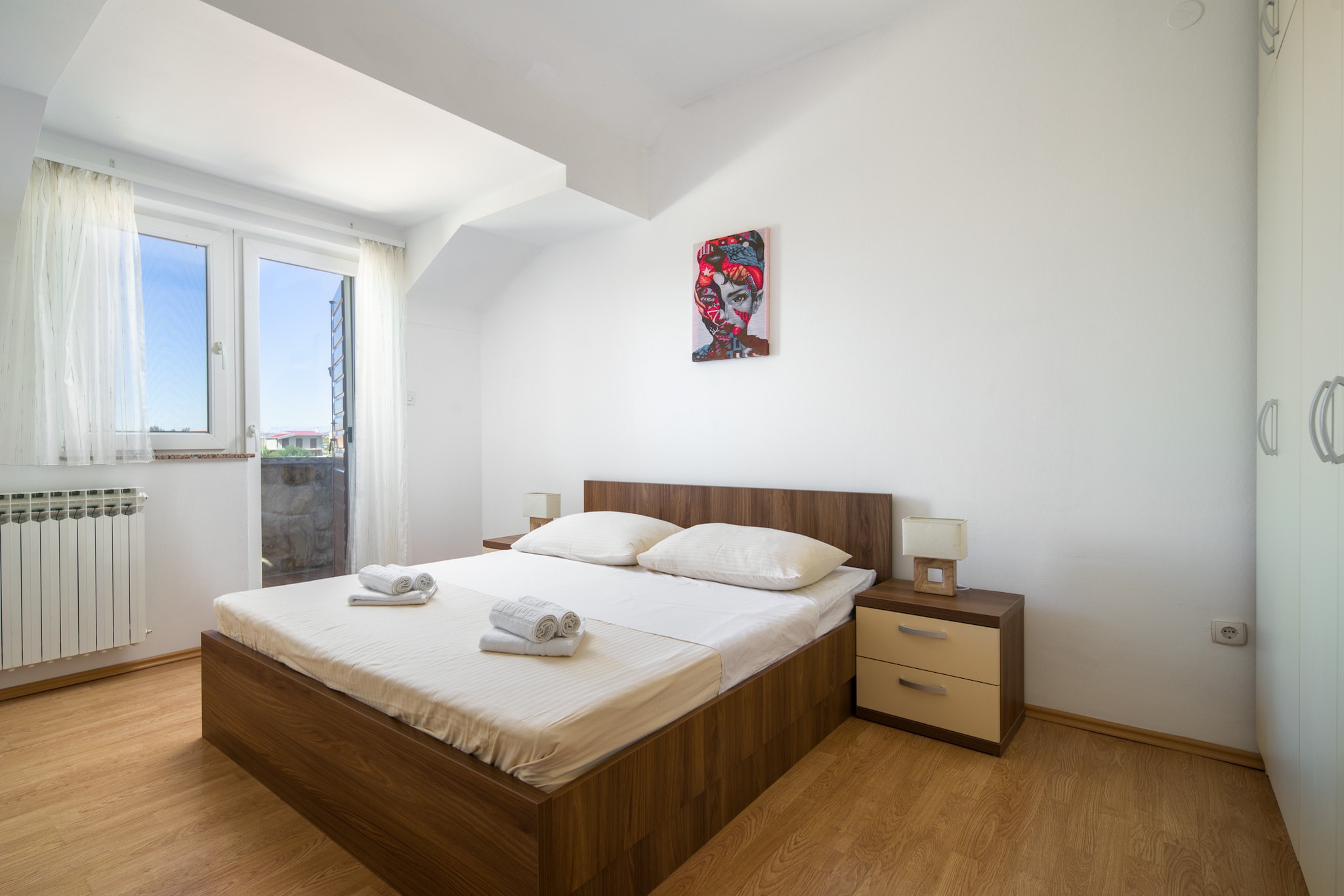 Villa Olea with private heated pool-Slaapkamer