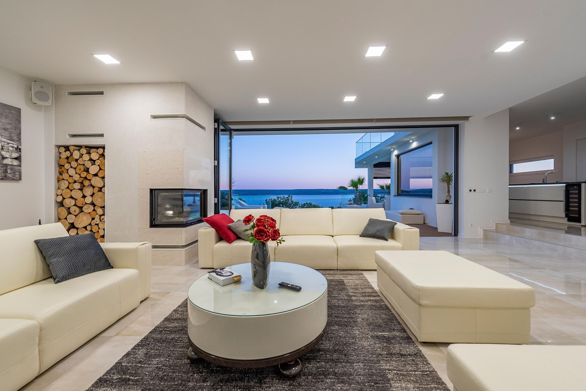 Luxury villa Michelle-Woonkamer