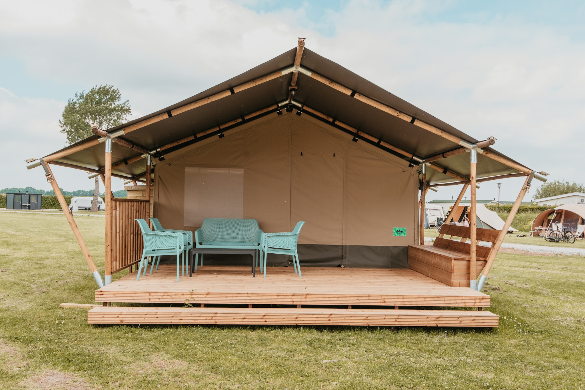 Safari tent for 6 people